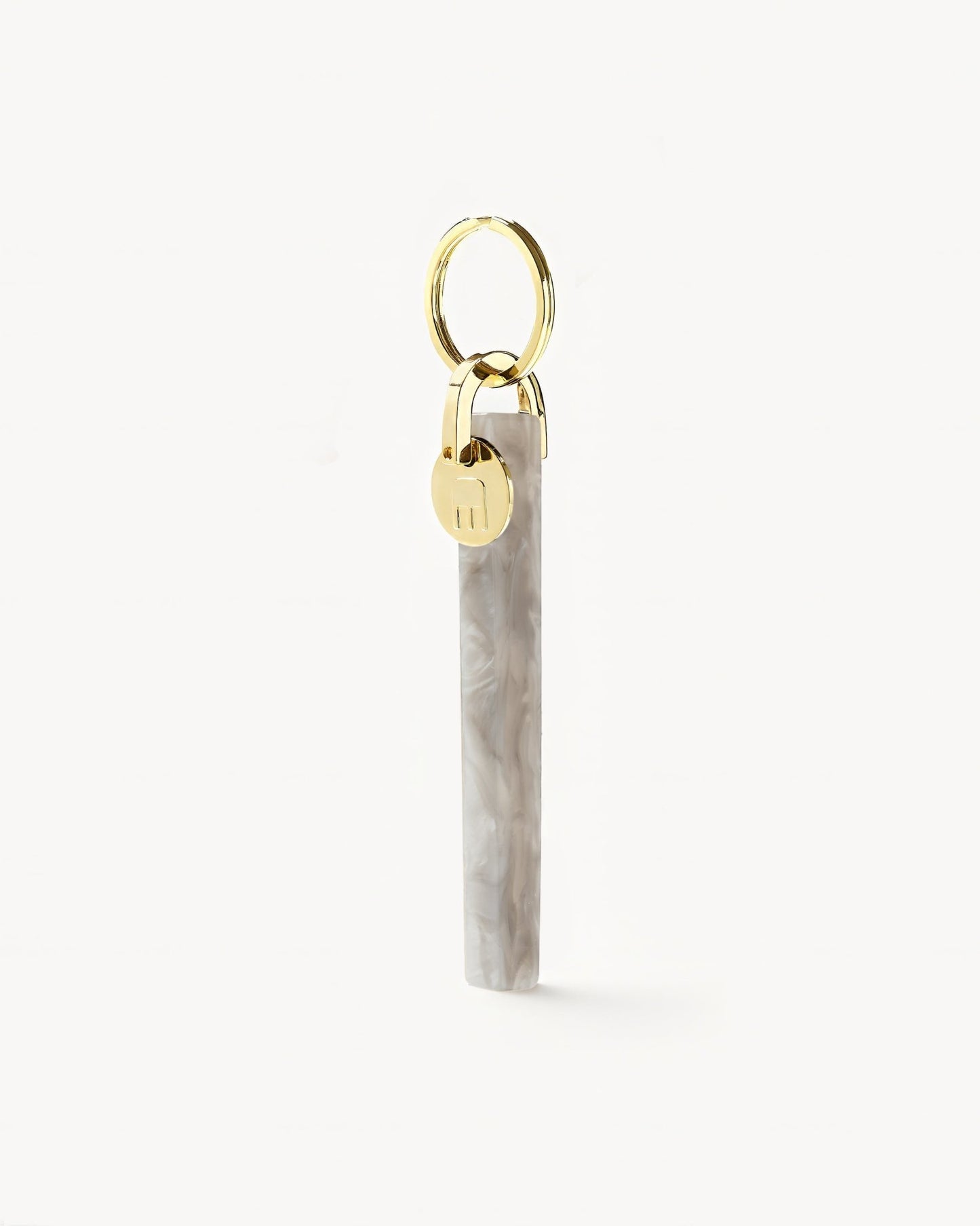 Bar Keychain in Grey Shell - Gold - MACHETE