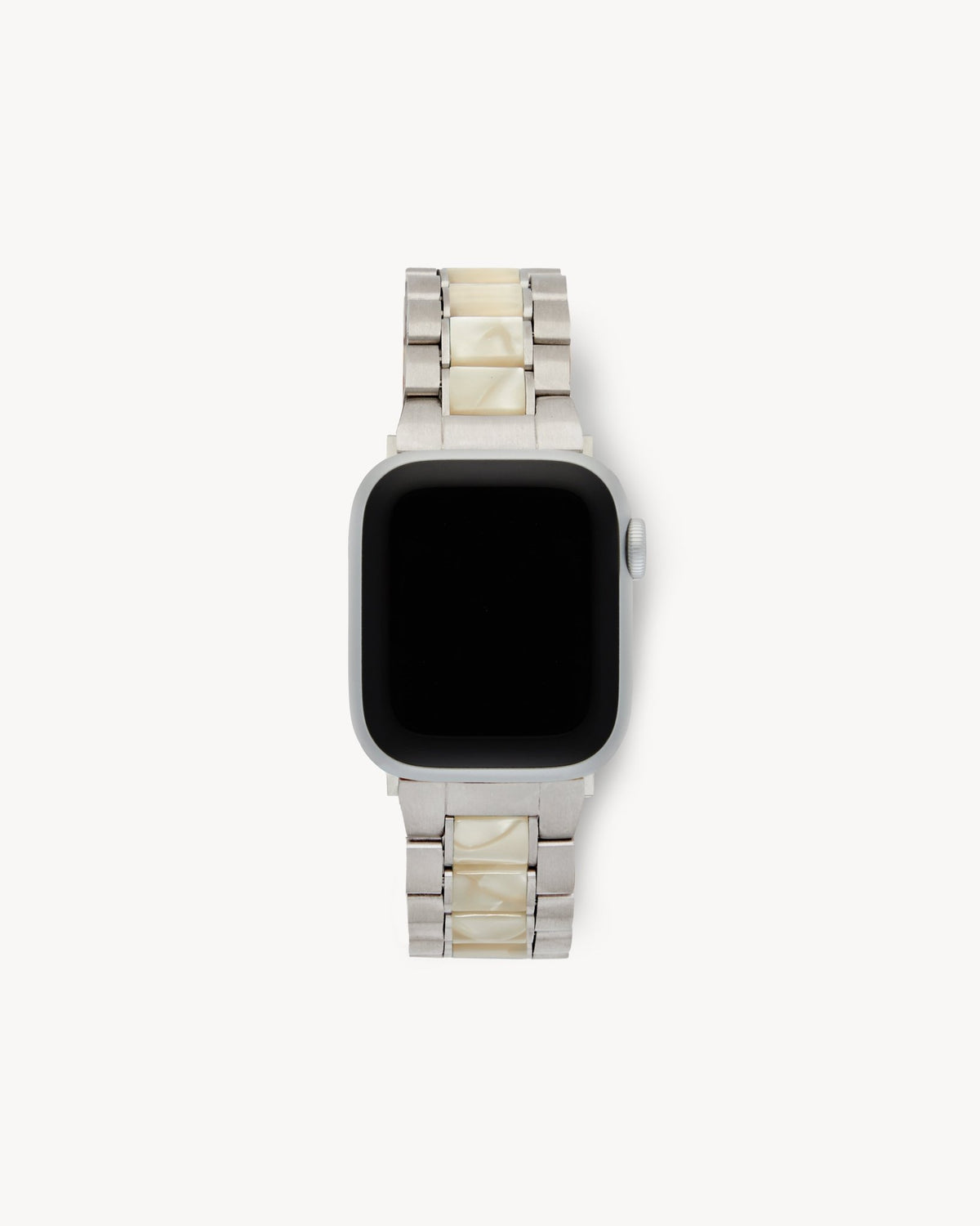 Boyfriend Apple Watch Band in White Shell - MACHETE