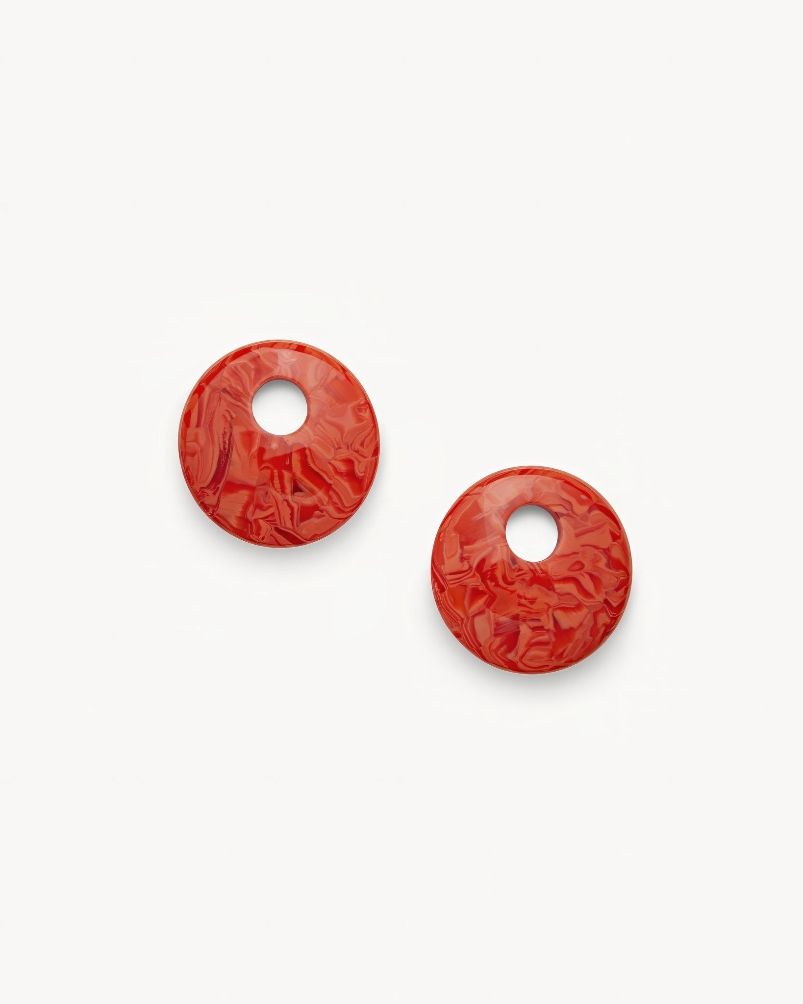 Chunky Disc Charms in Poppy - MACHETE