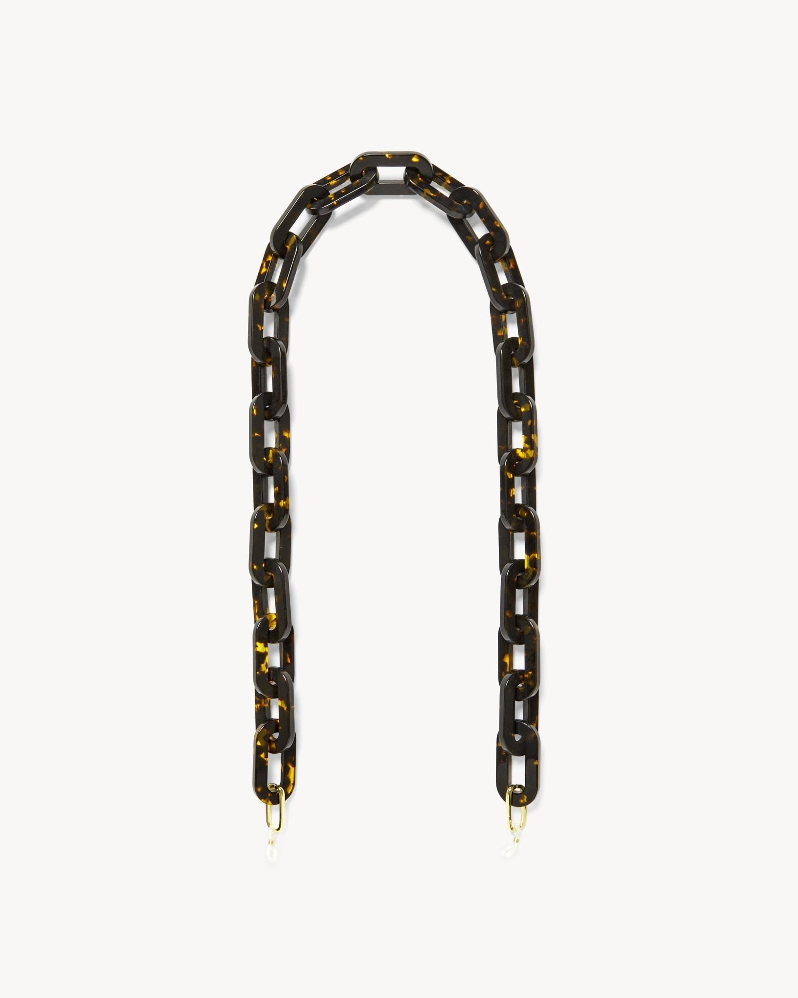 Chunky Sunglass Chain in Dark Tortoise - MACHETE