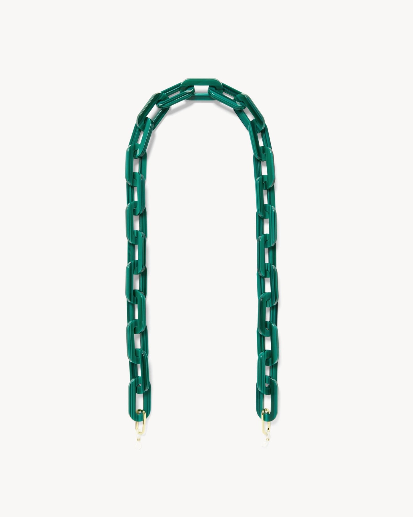 Chunky Sunglass Chain in Malachite - MACHETE