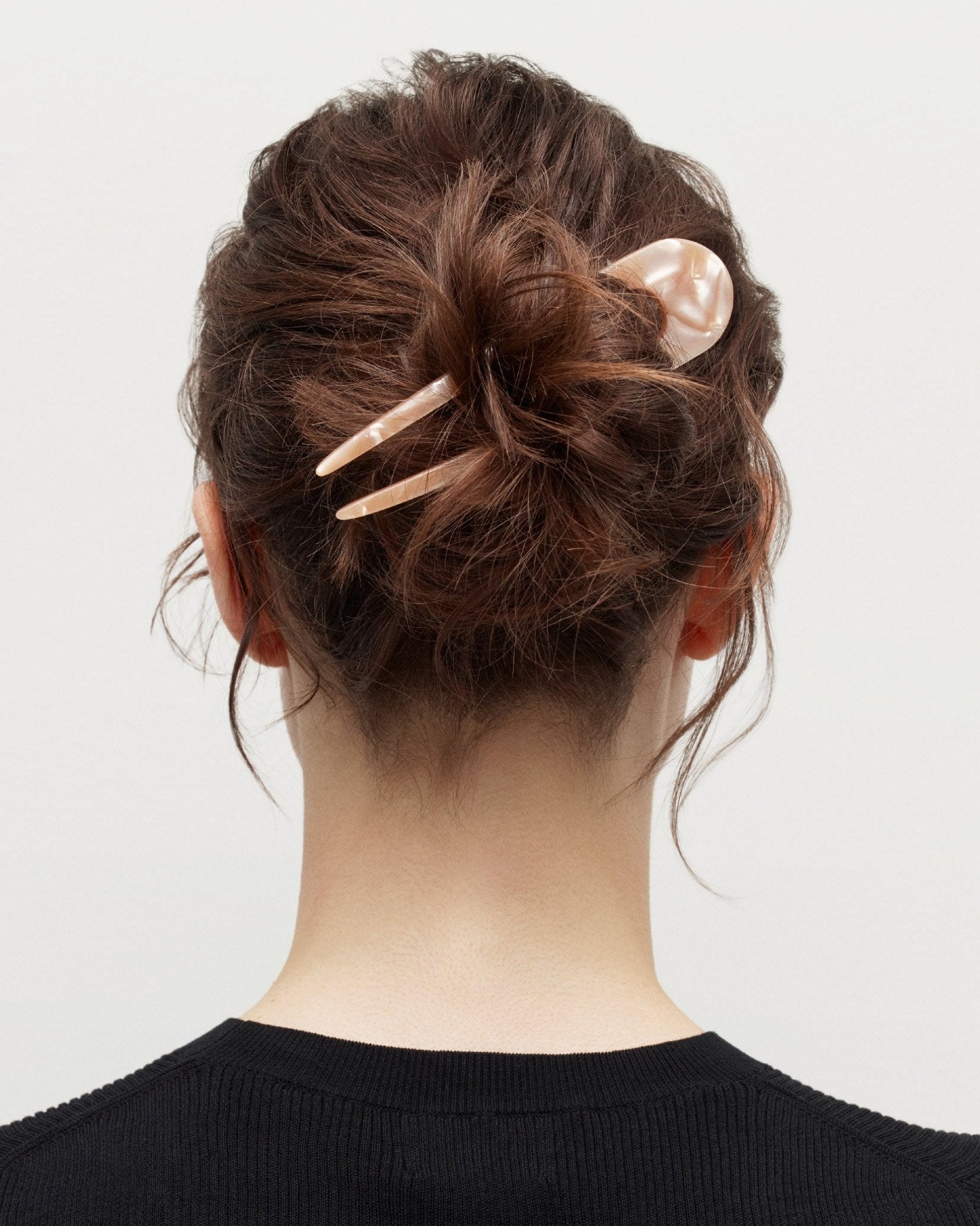 French Hair Pin in Malachite - MACHETE
