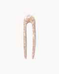 French Hair Pin in Peach Shell