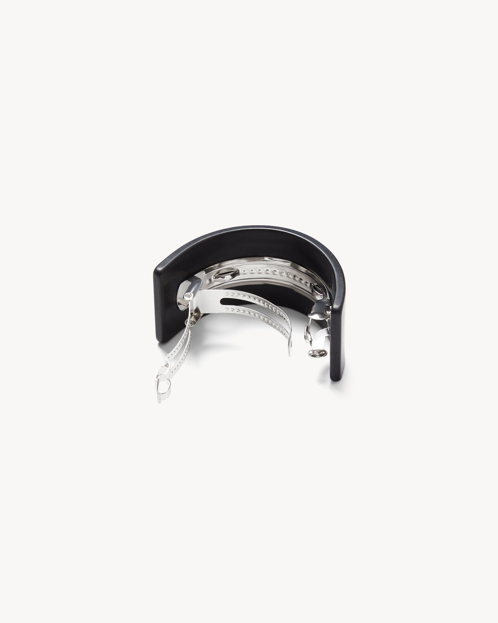 French Pony Barrette in Black Matte | MACHETE