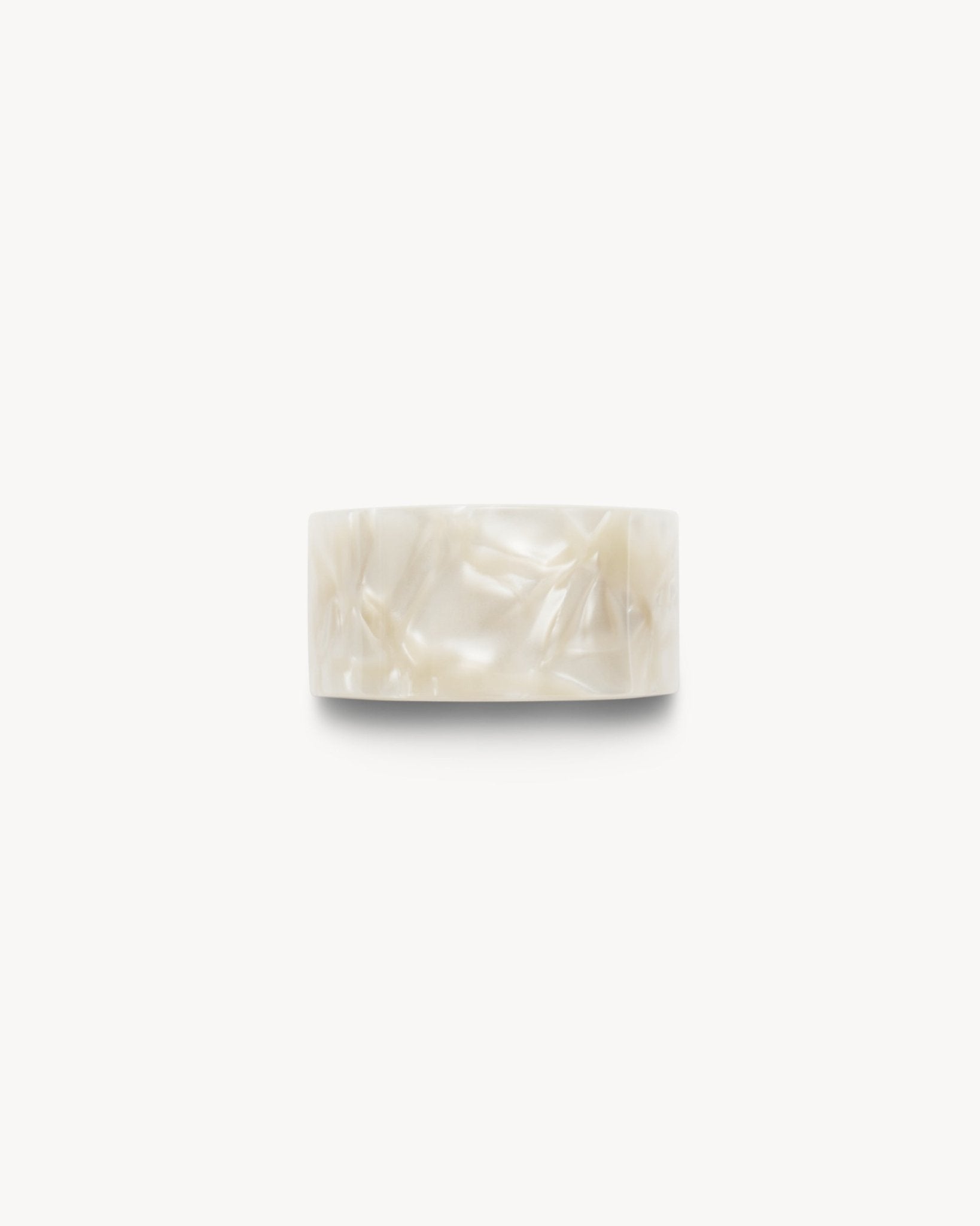 French Pony Barrette in White Shell | MACHETE