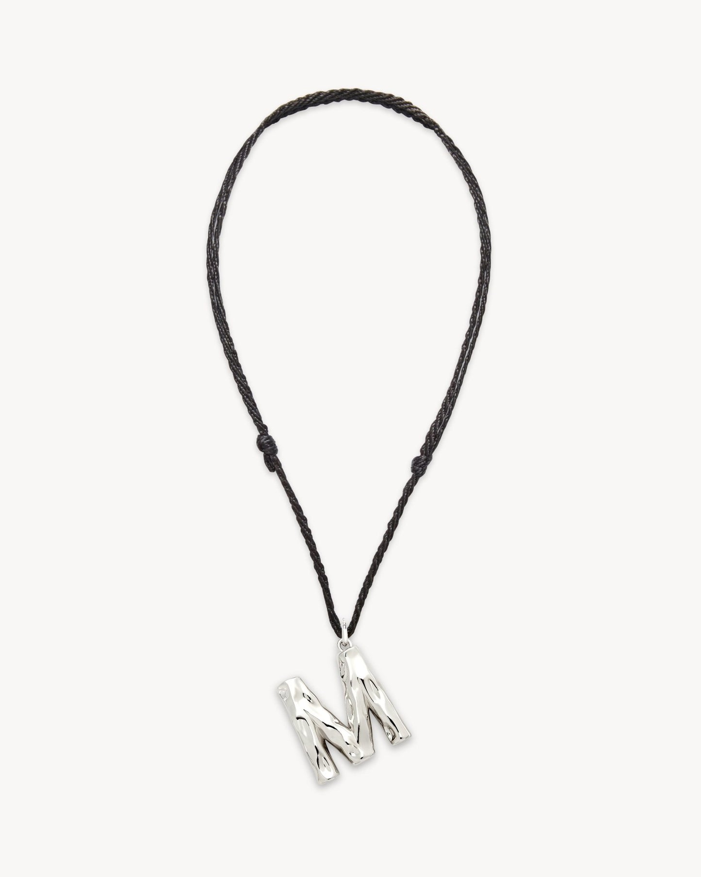 Grande Monogram Necklace in Silver - MACHETE