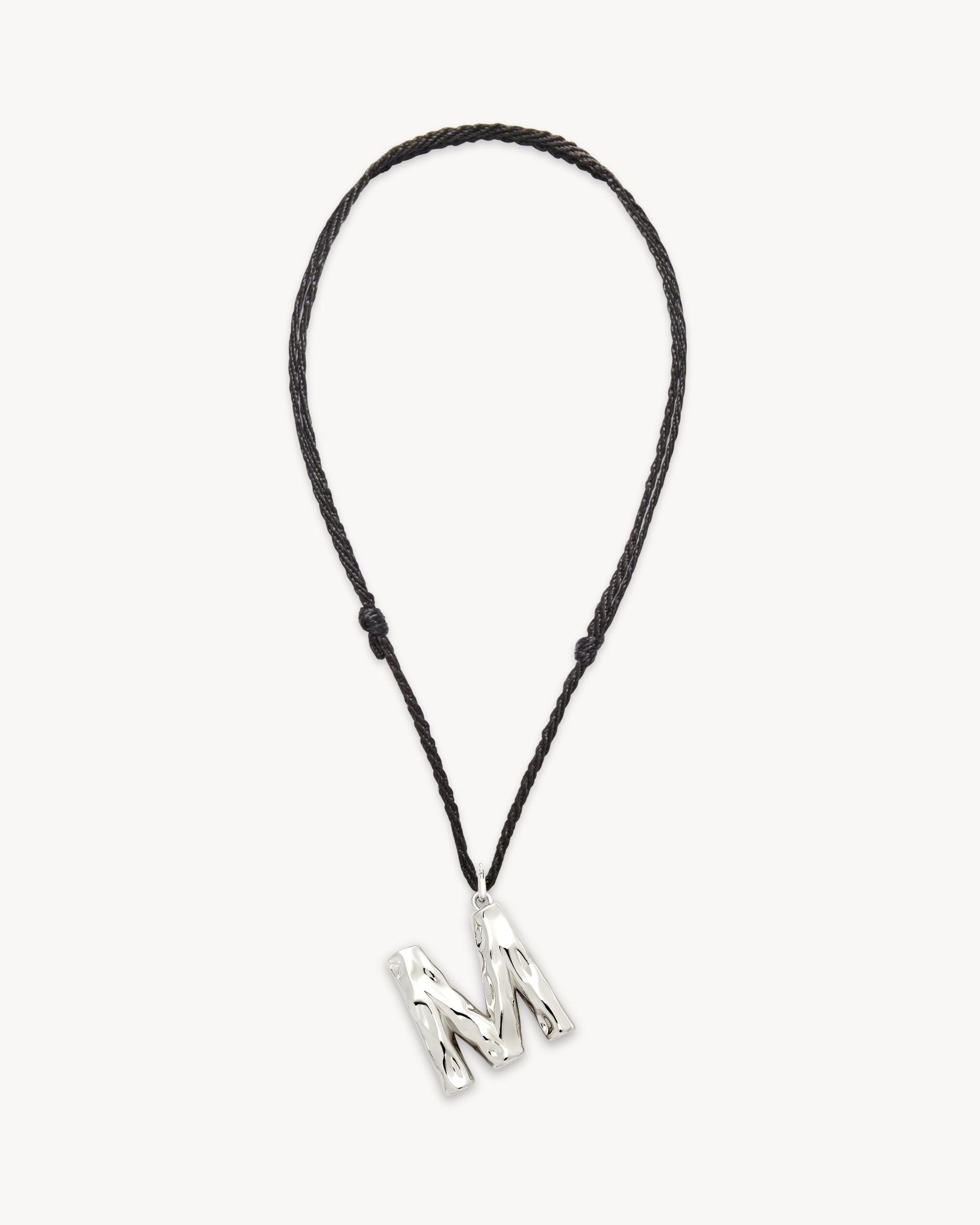 Grande Monogram Necklace in Silver - MACHETE