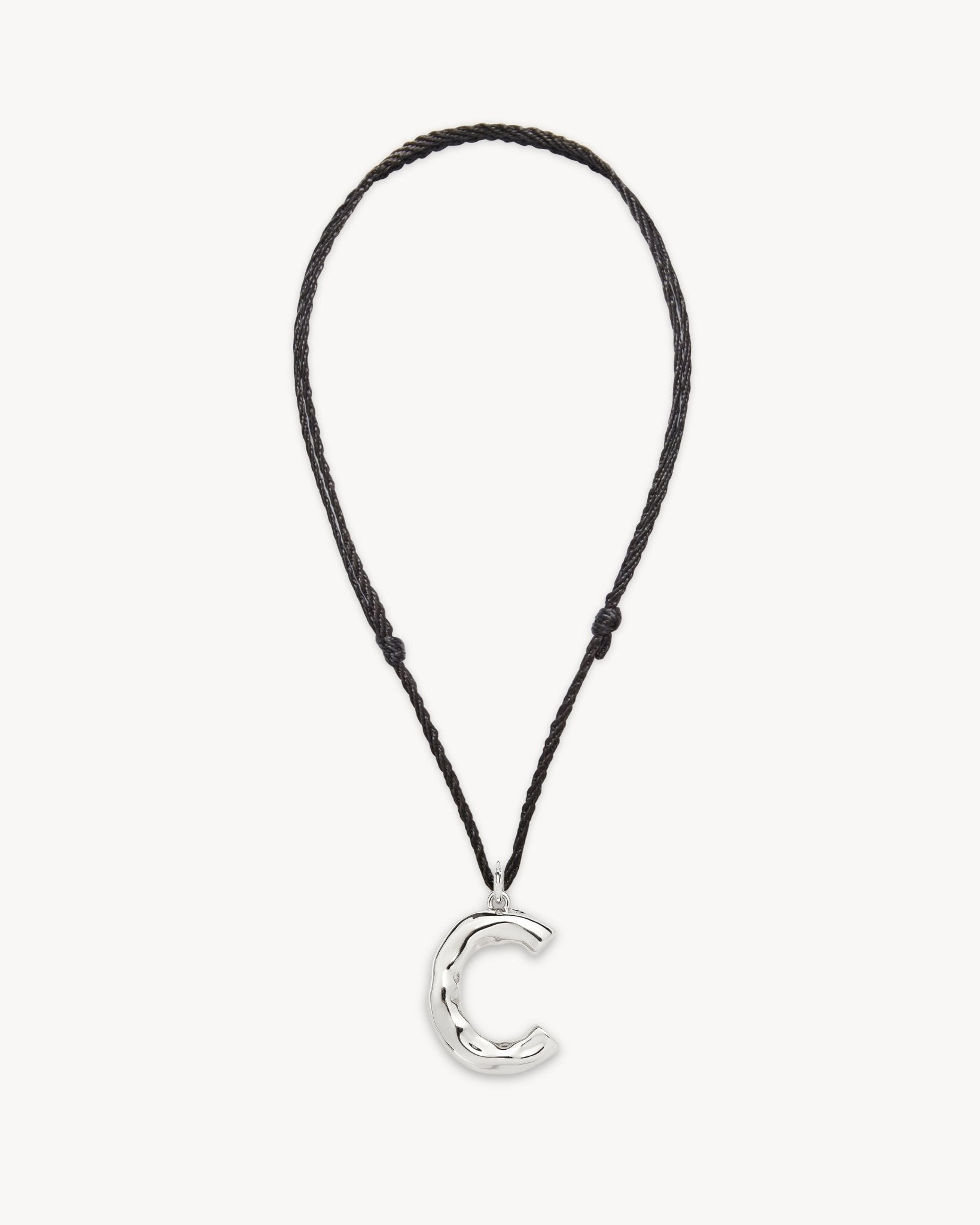 Grande Monogram Necklace in Silver - MACHETE