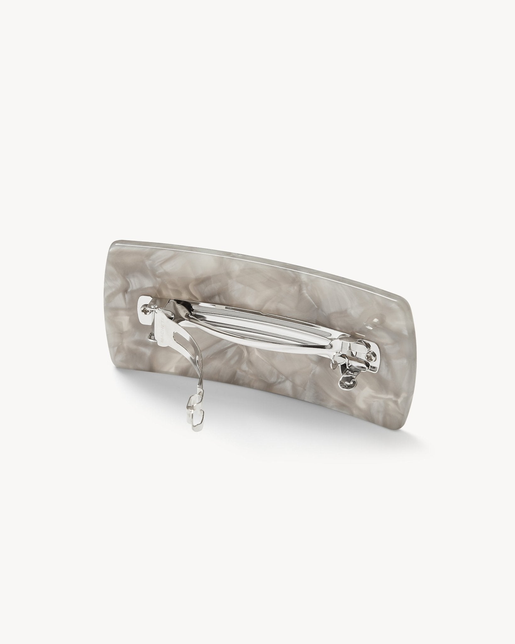 Jumbo Box Barrette in Grey Shell – MACHETE