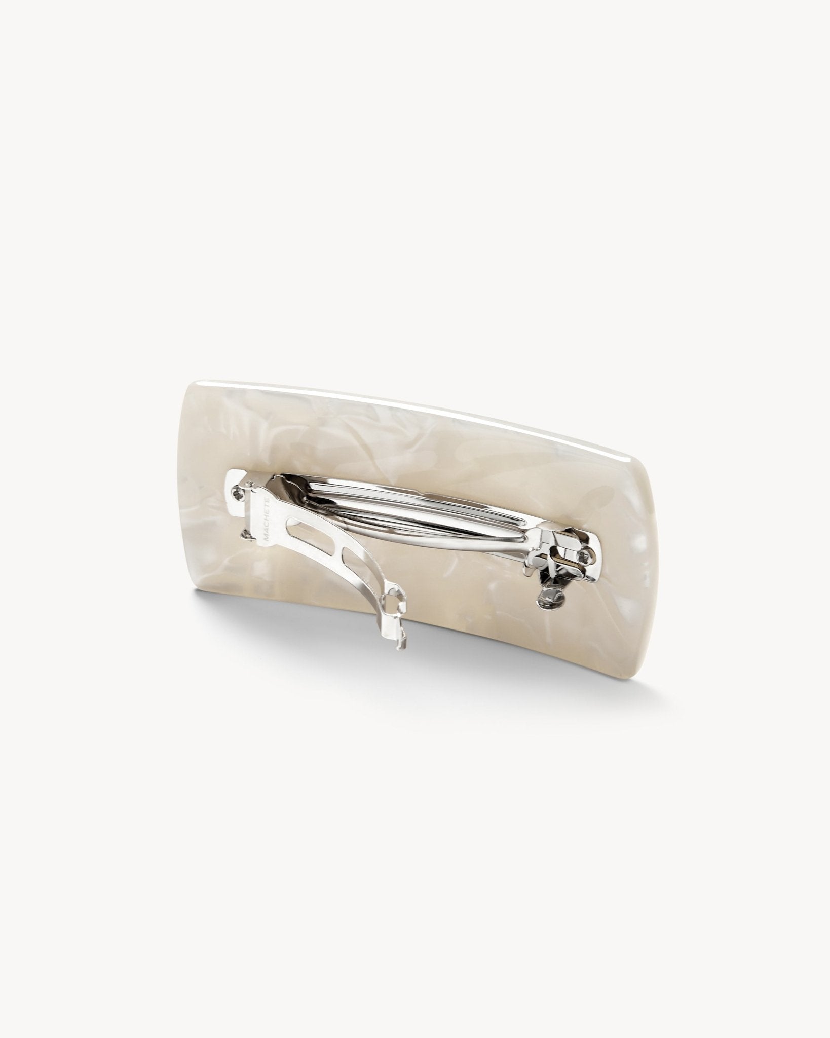 Barrette Box Jumbo Box Barrette in White Shell – MACHETE