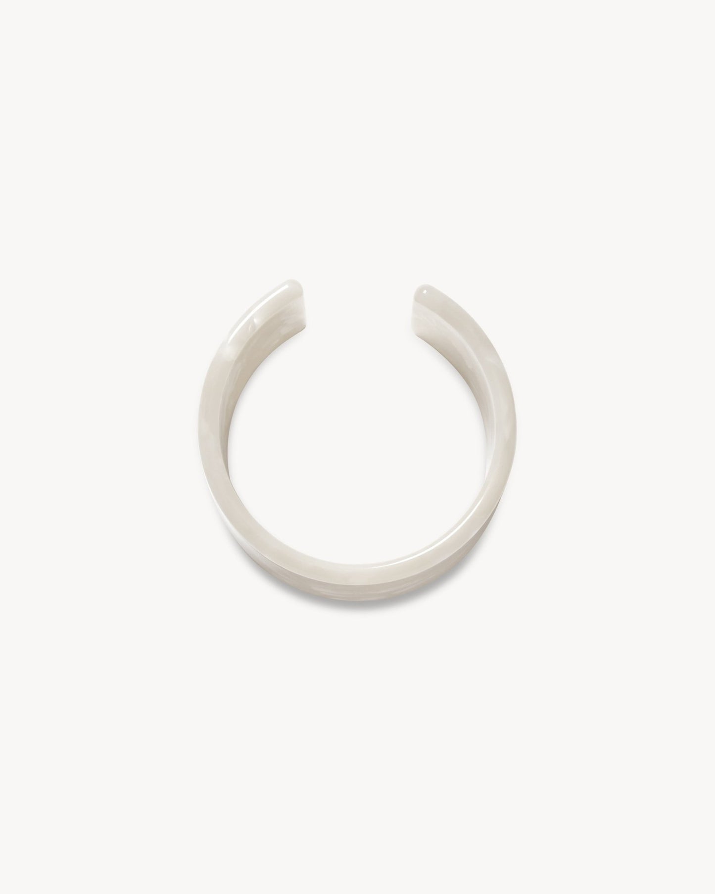 Jumbo Cuff in White Shell - MACHETE