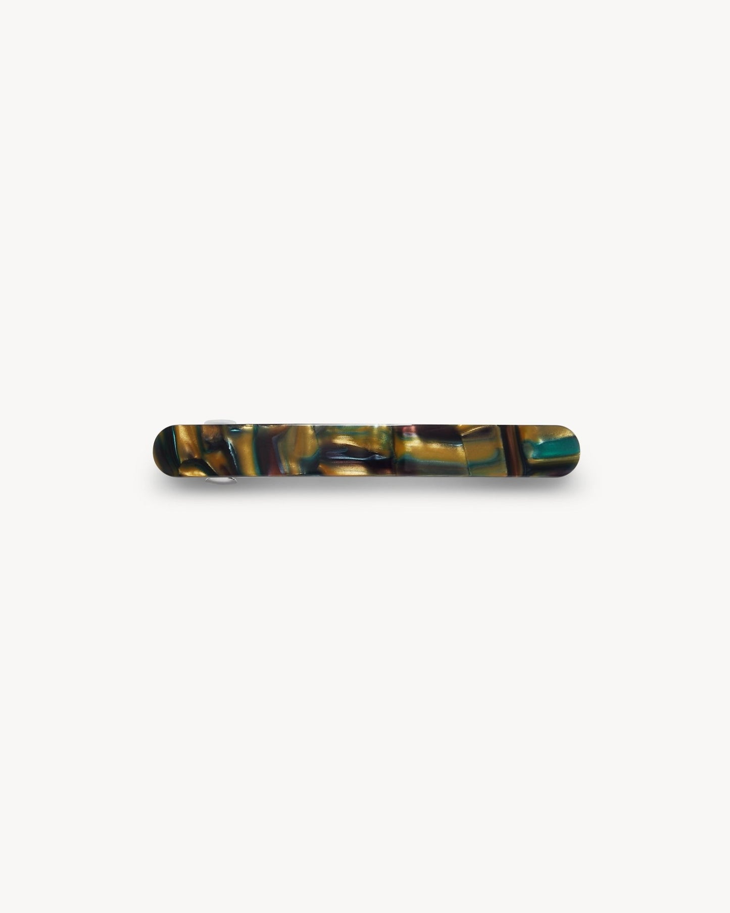 Midi Paris Barrette in Green Tortoise - MACHETE