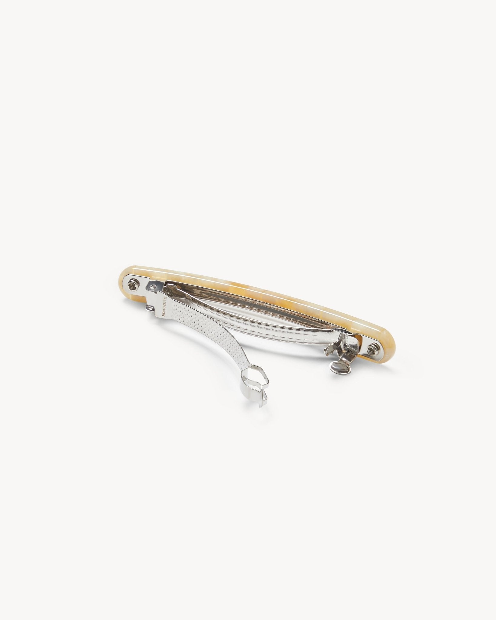 Midi Paris Barrette in Sea Shell Checker - MACHETE