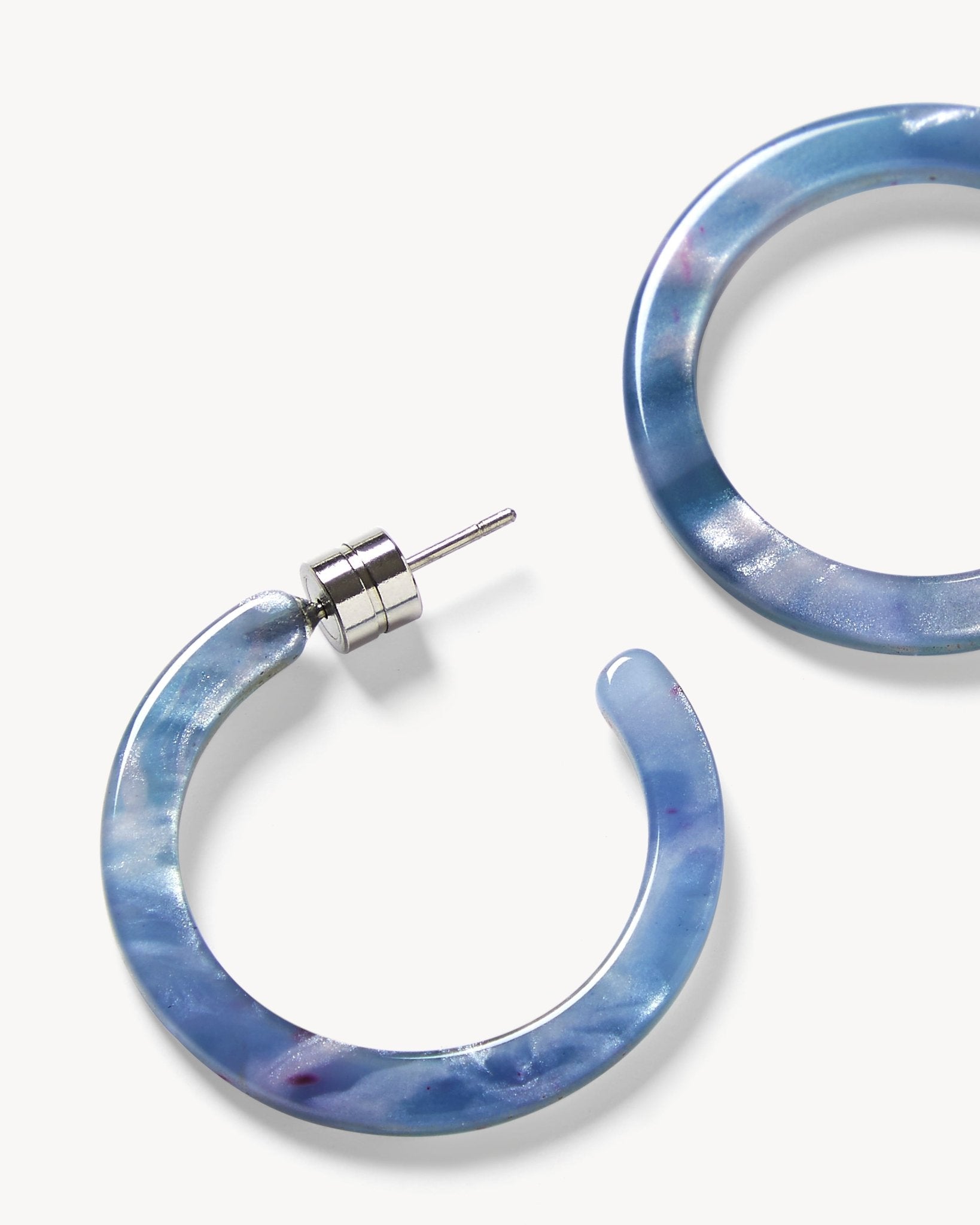 Mini Hoops in Cosmic Blue - MACHETE