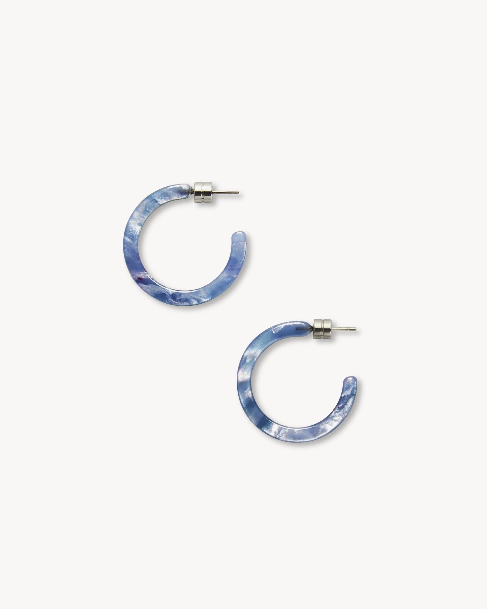 Mini Hoops in Cosmic Blue - MACHETE