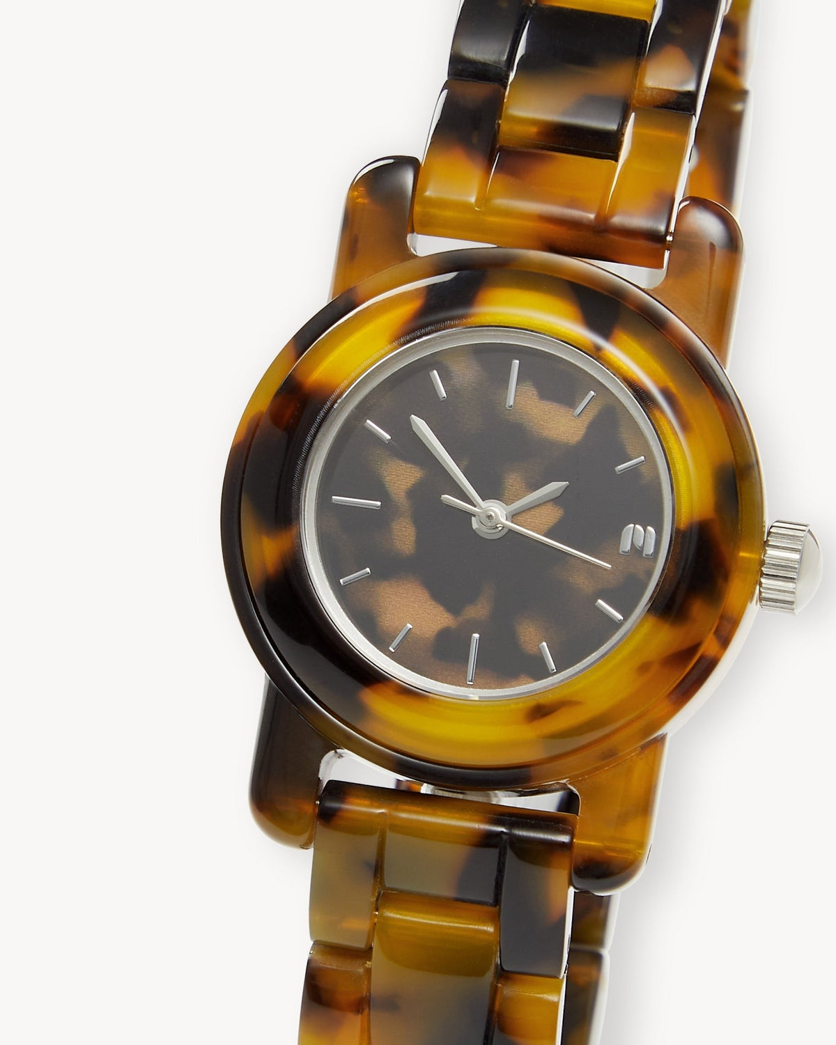 Mini Mono Watch in Classic Tortoise - Outlet