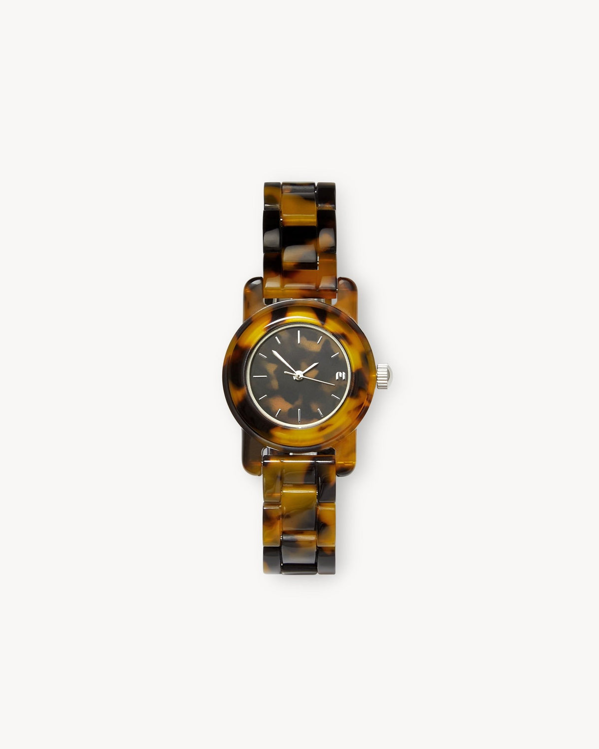 Mini Mono Watch in Classic Tortoise - Outlet