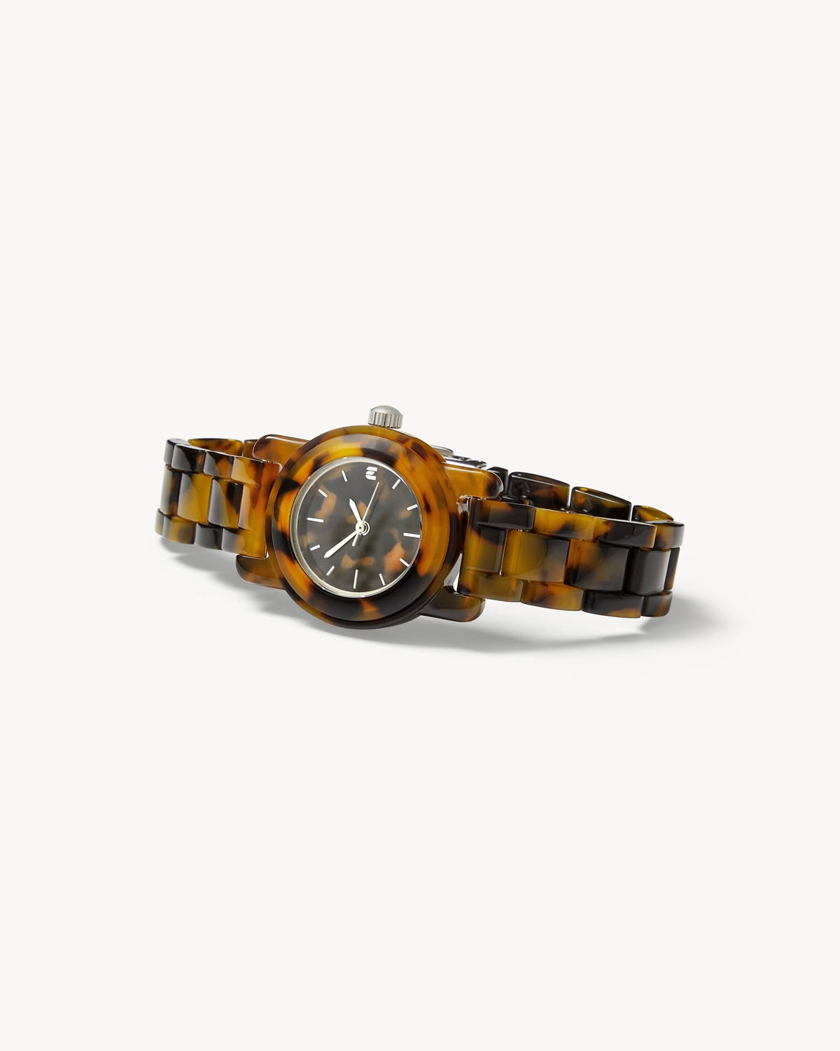 Mini Mono Watch in Classic Tortoise - Outlet