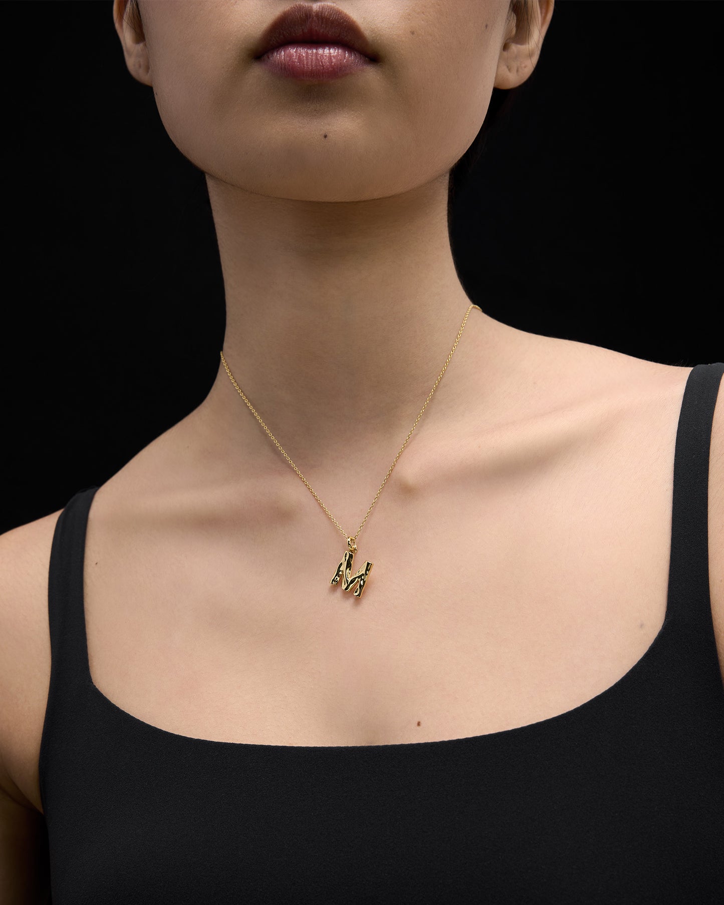 Monogram Necklace in Gold