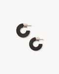 Muse Hoops in Black Matte