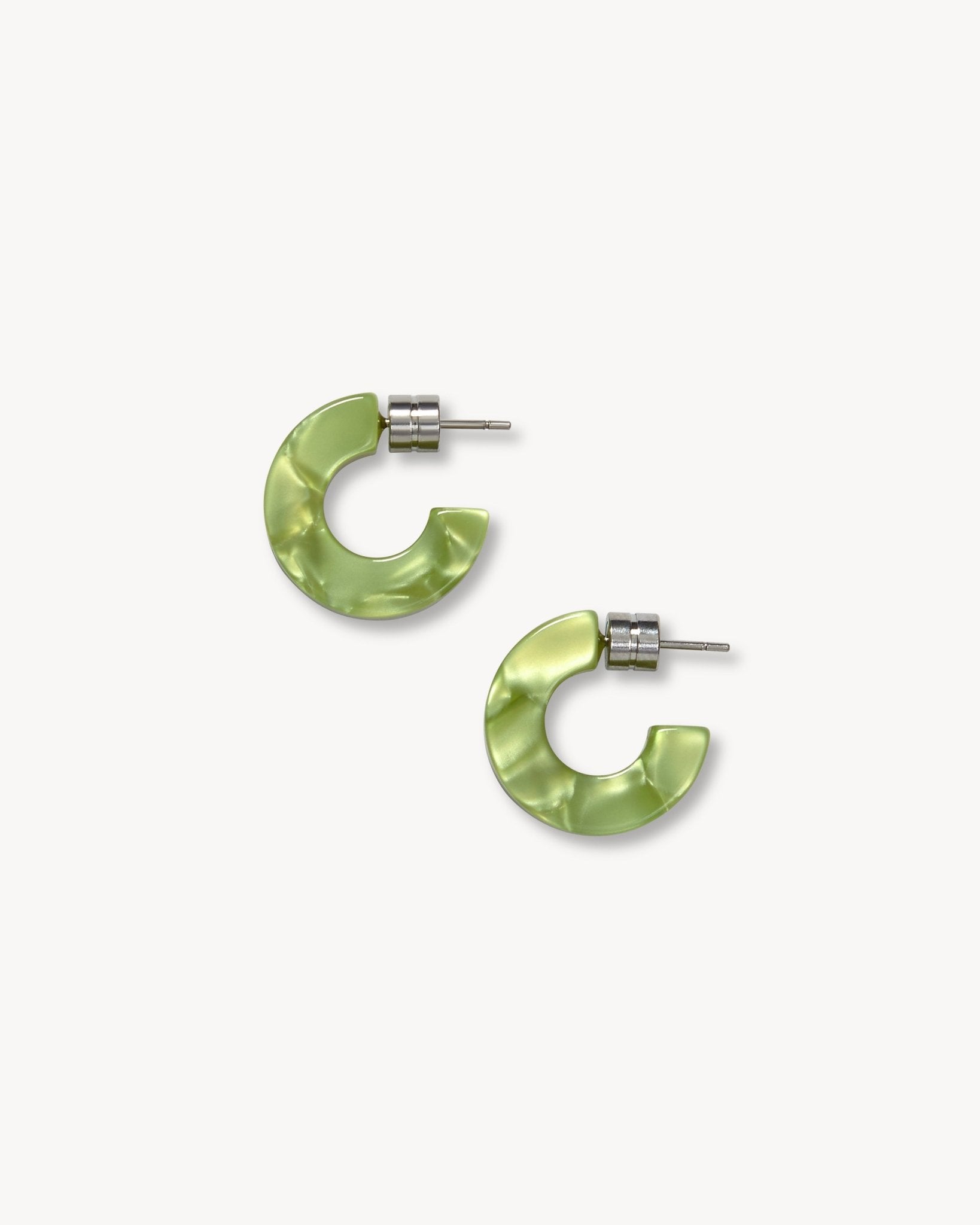 Muse Hoops in Pistachio – MACHETE