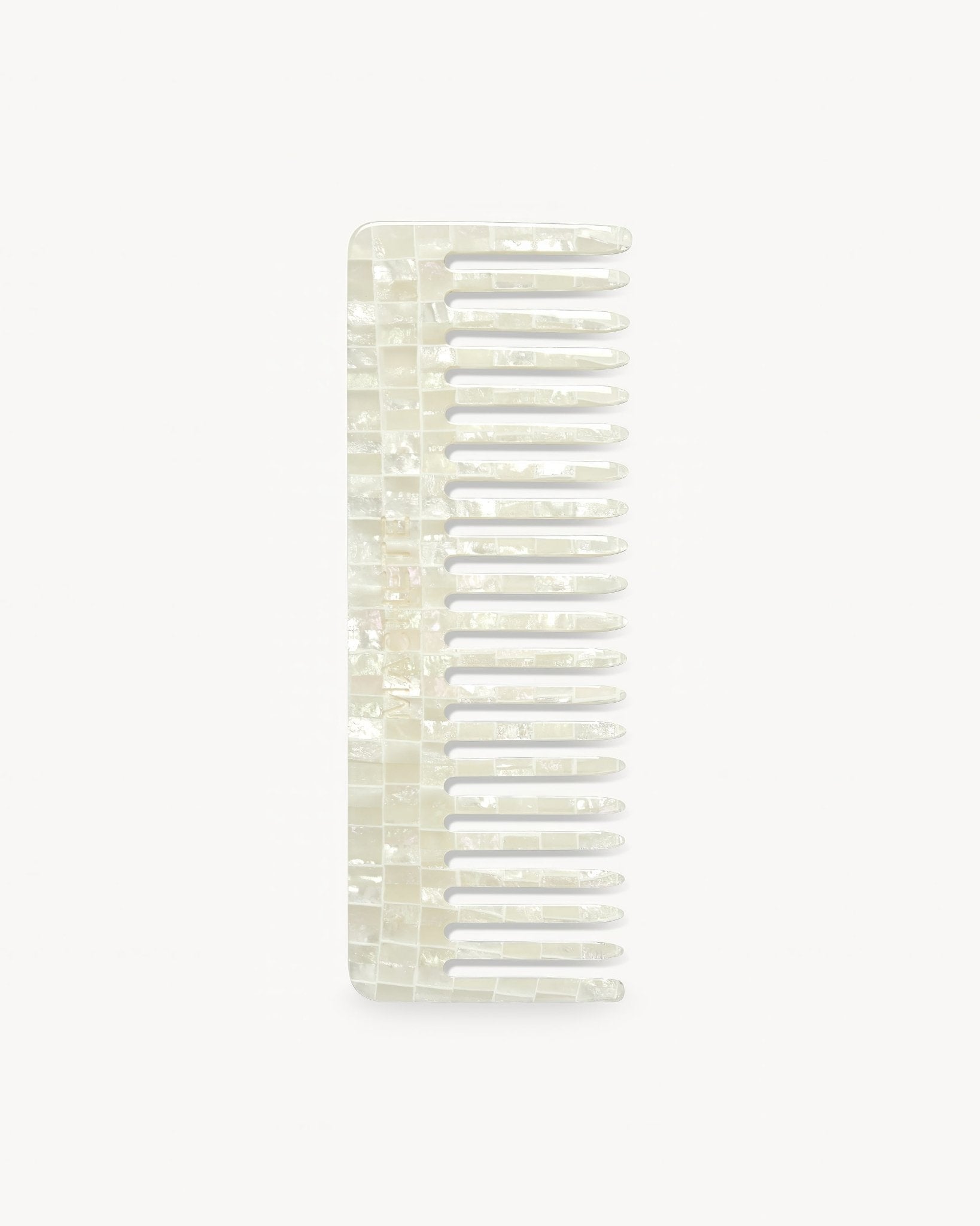 No. 2 Comb in Opalite Shell Checker - MACHETE