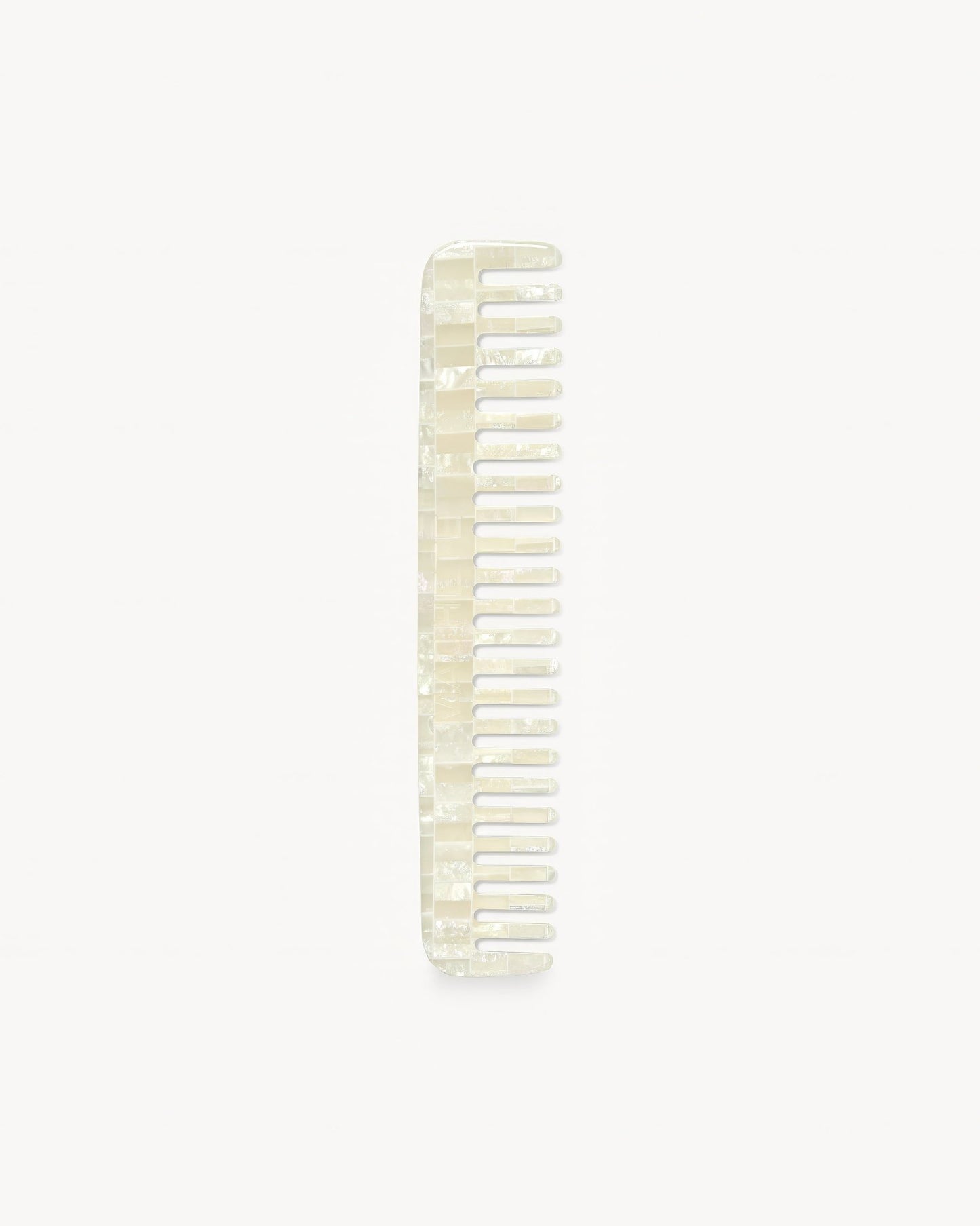 No. 3 Comb in Opalite Shell Checker - MACHETE