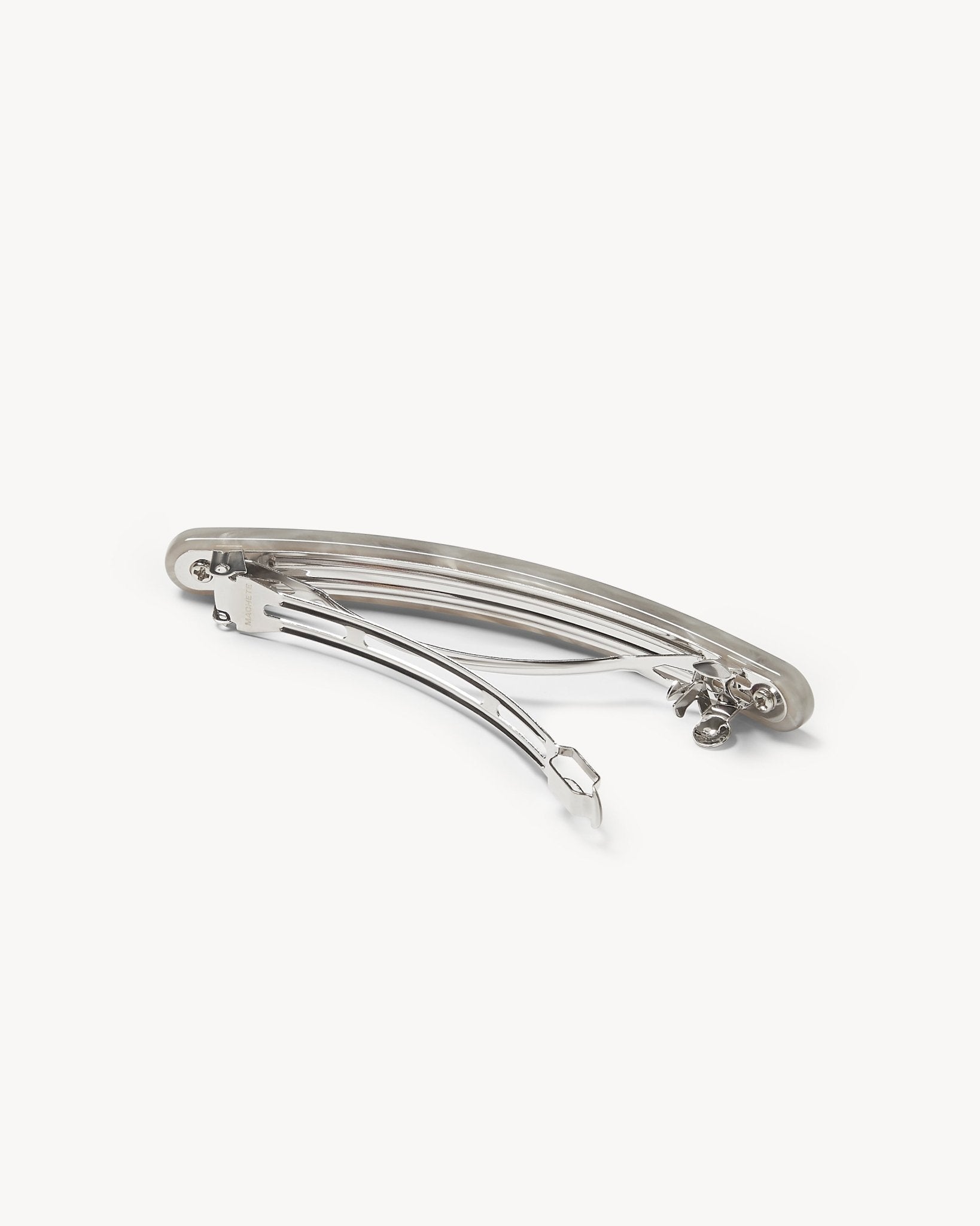 Slim Paris Barrette in Grey Shell - MACHETE