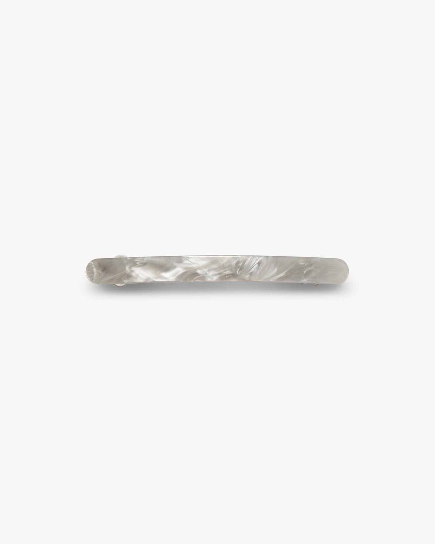 Slim Paris Barrette in Grey Shell - MACHETE