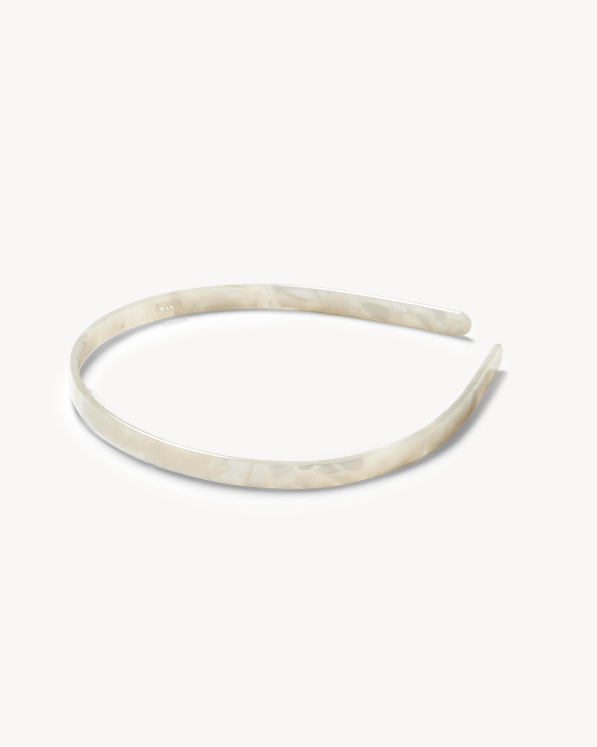 Ultralight Thin Headband in White Shell - MACHETE
