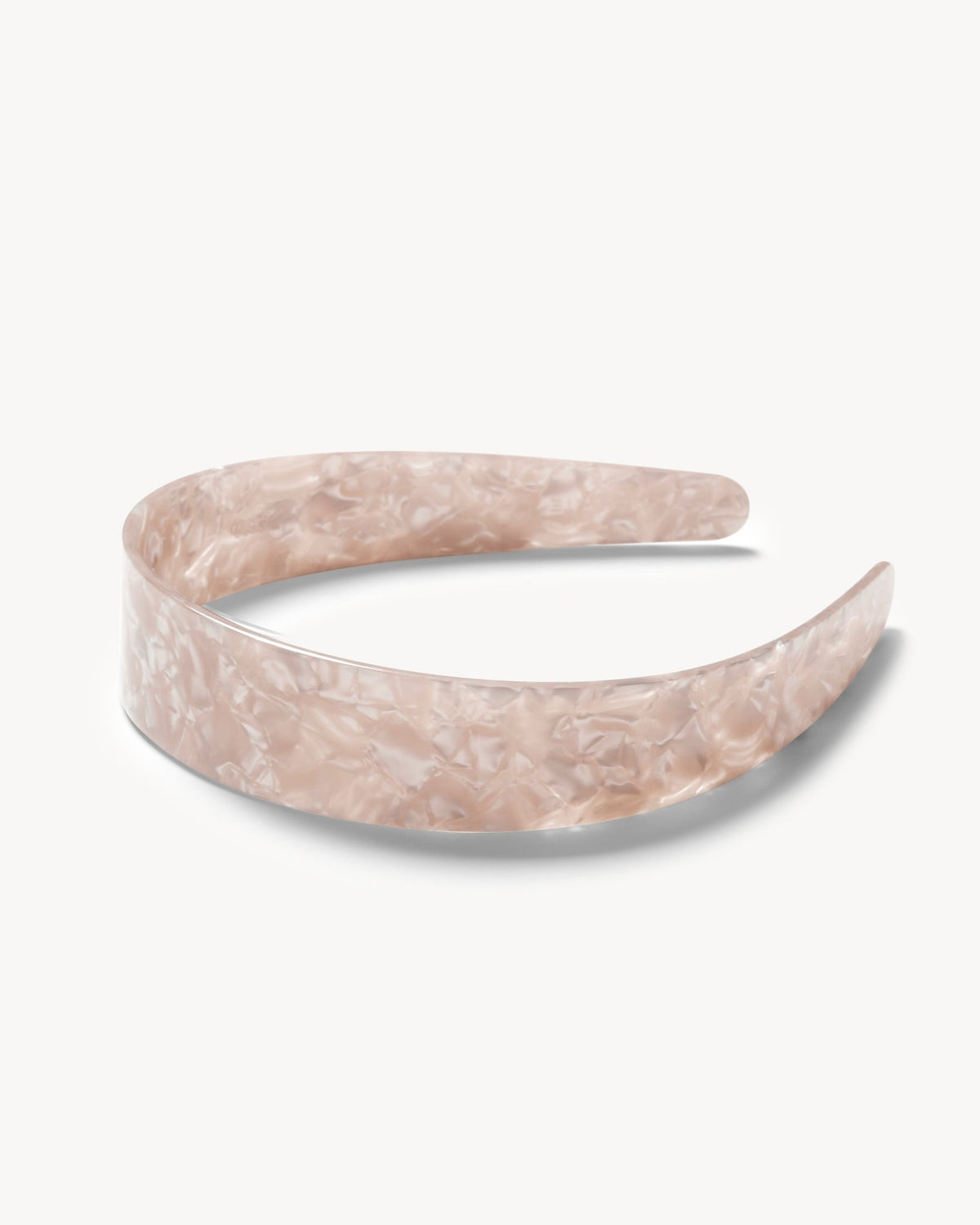 Wide Headband in Peach Shell - MACHETE