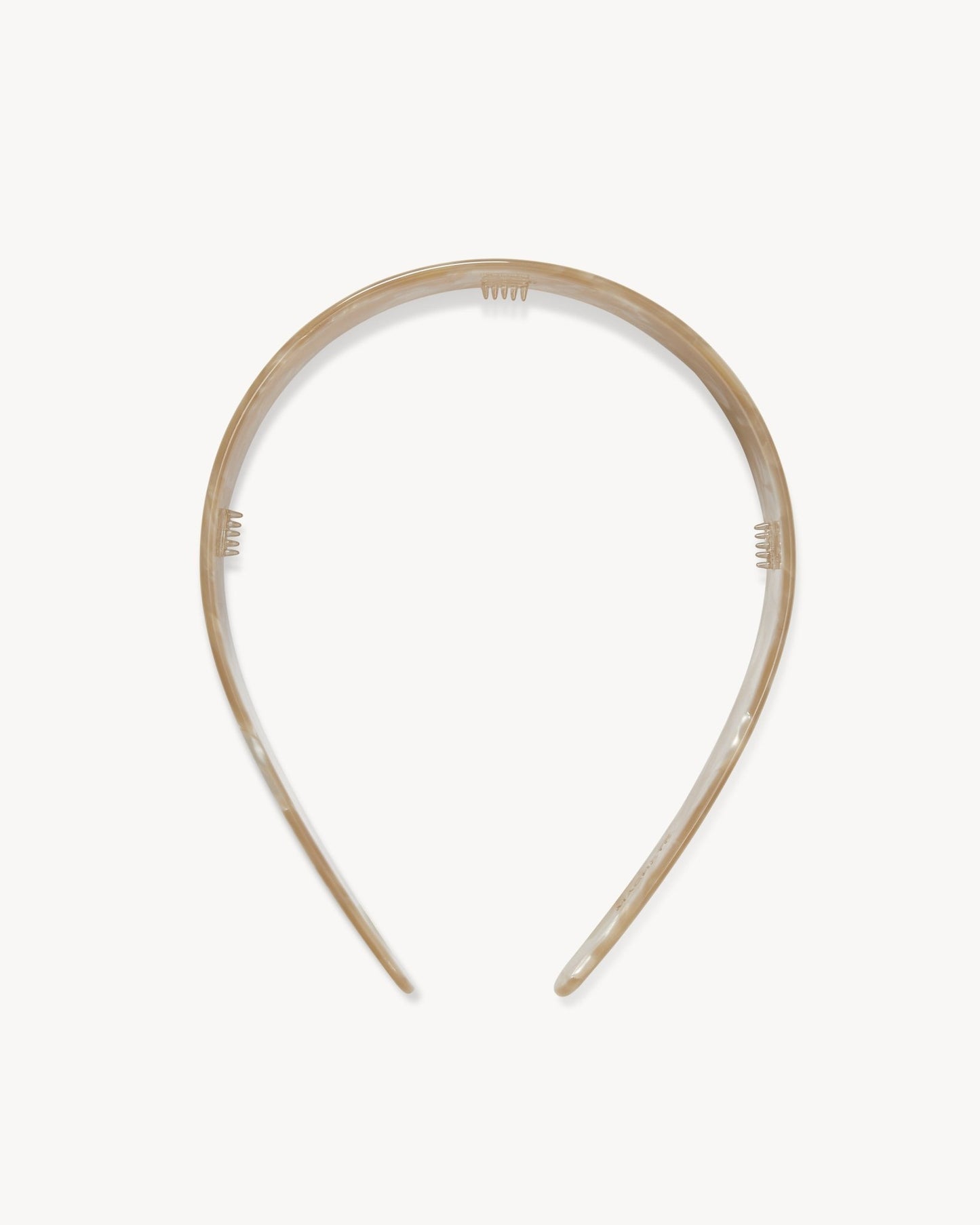 Wide Headband in Sand Shell - MACHETE