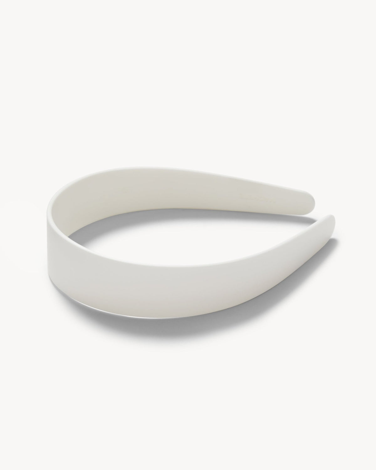 Wide Headband in White Matte - MACHETE