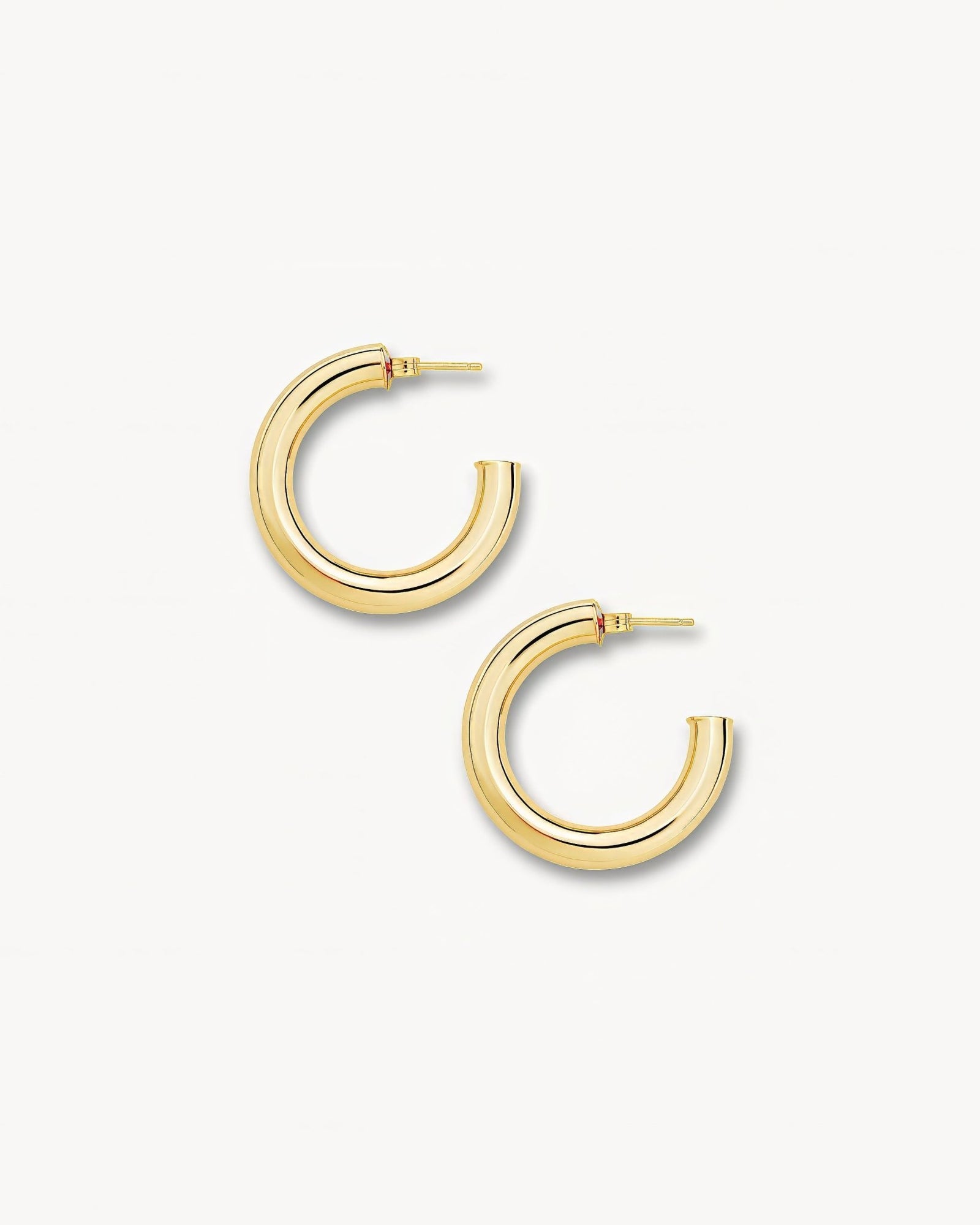 1" Perfect Hoops in Gold