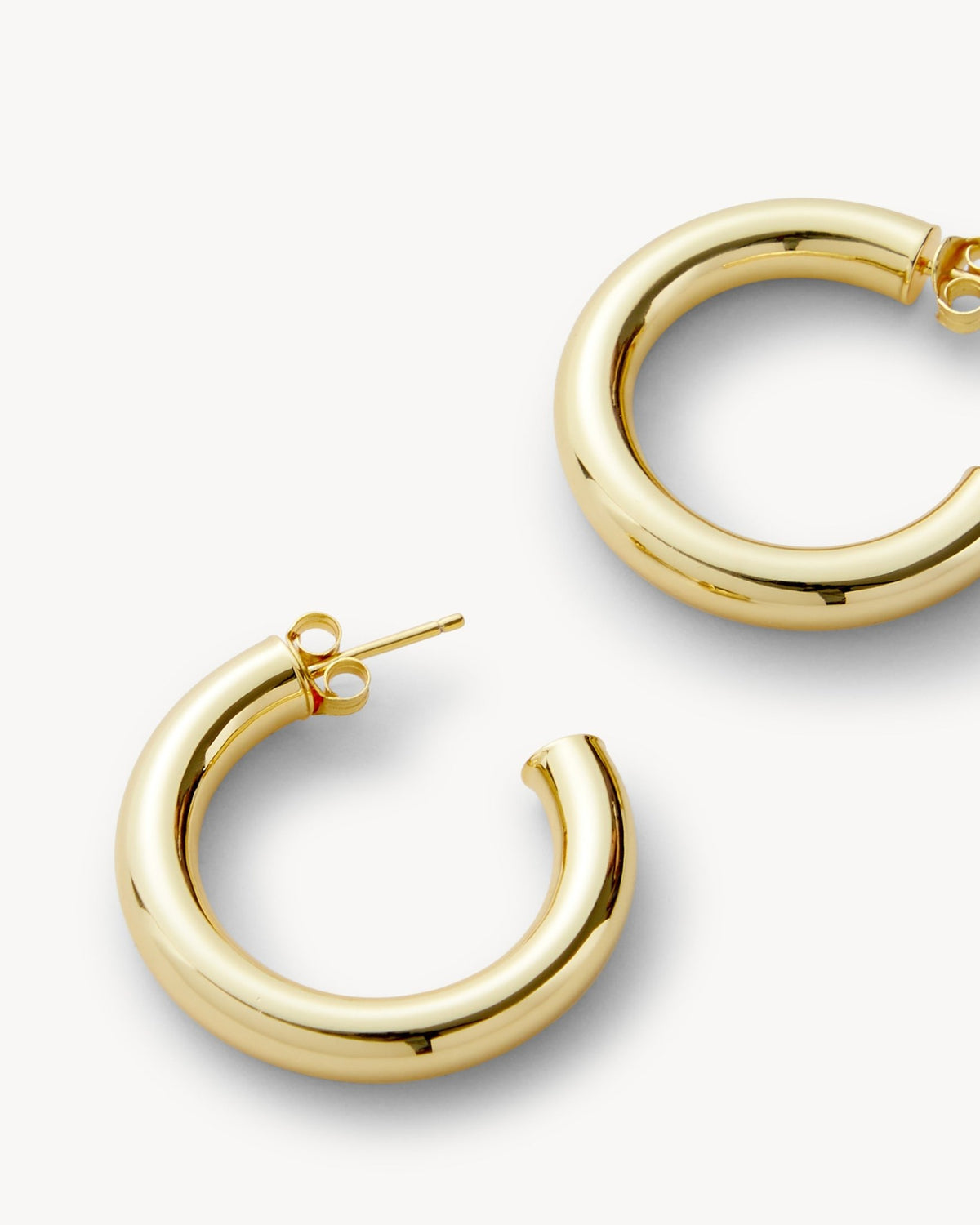 1" Perfect Hoops in Gold