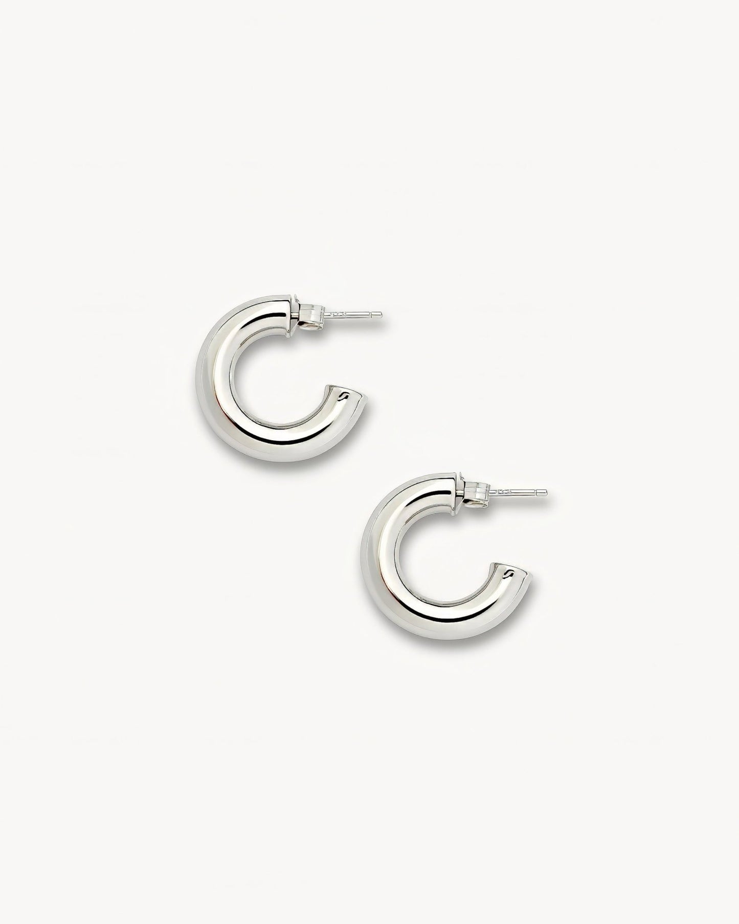 .75" Perfect Hoops in Silver