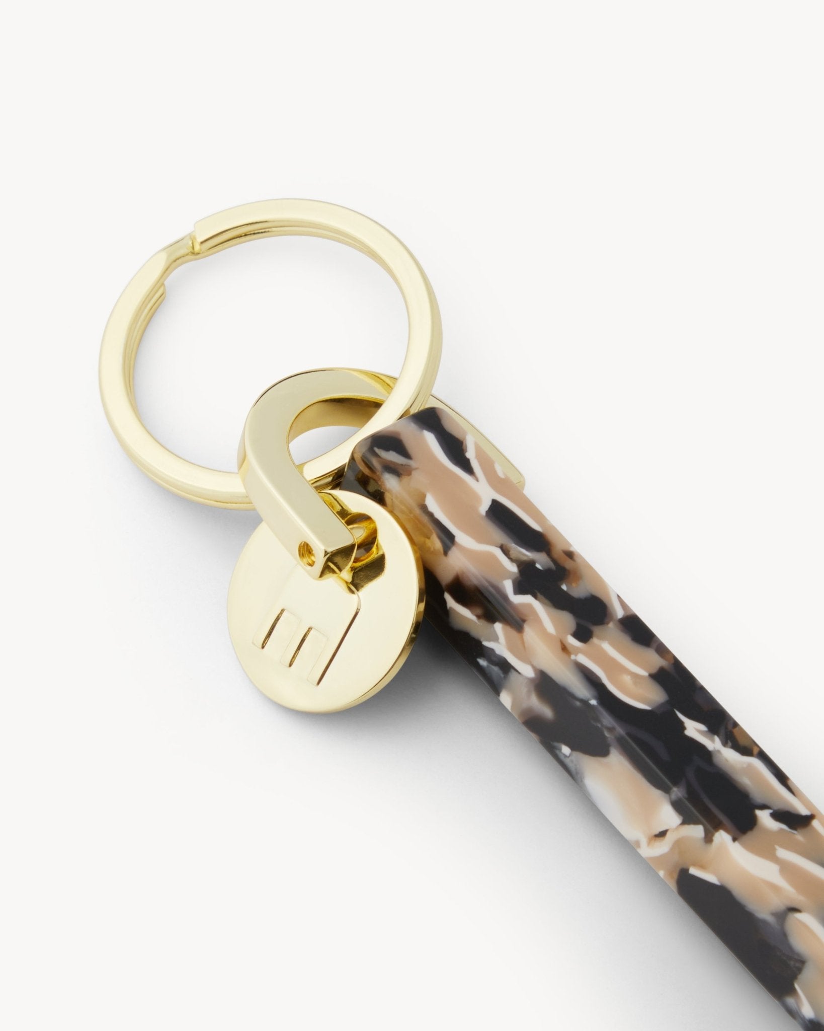 Bar Keychain in Abalone Gold MACHETE