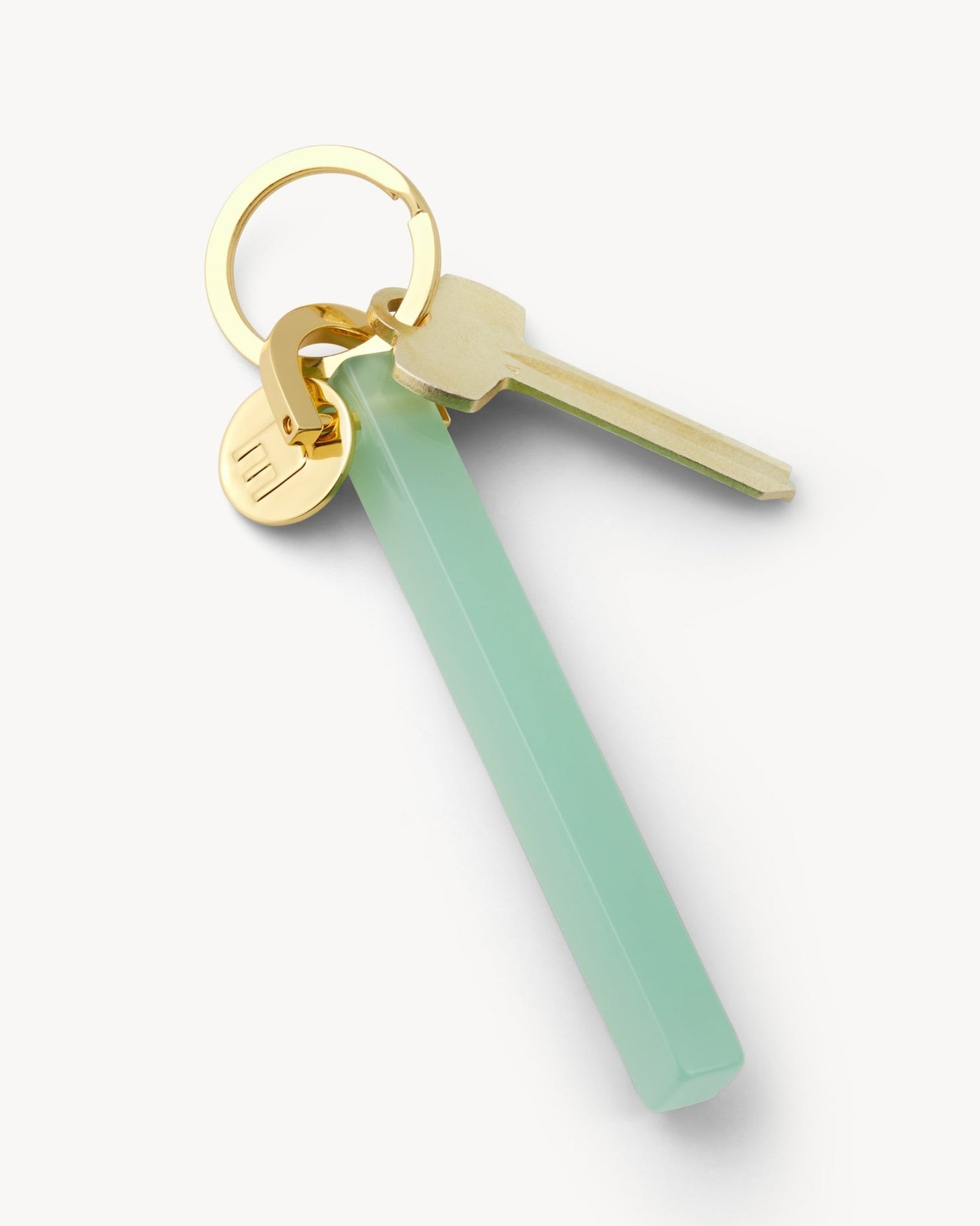 Bar Keychain in Sea Glass - Gold - MACHETE