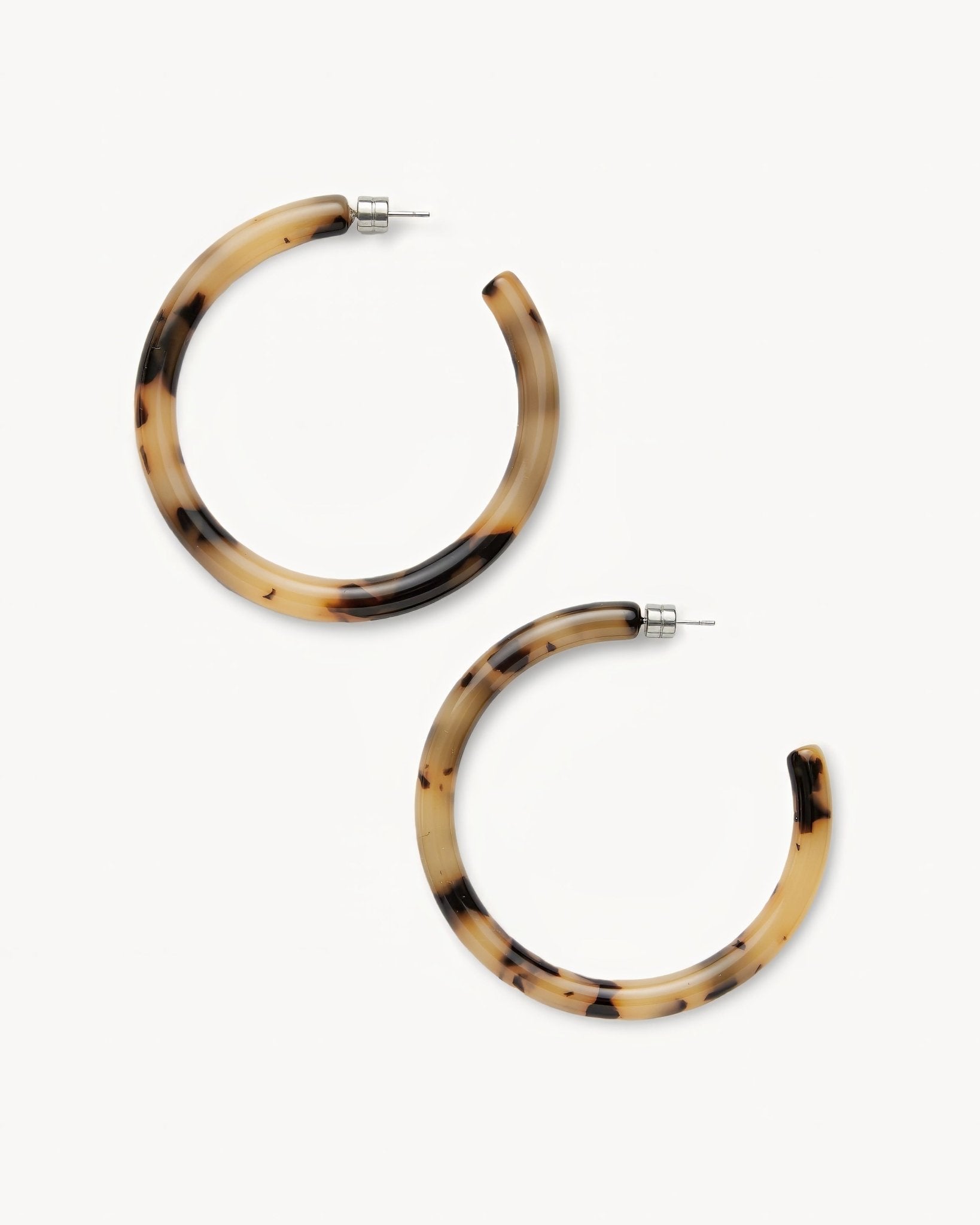 Bold Hoops Blonde Tortoise