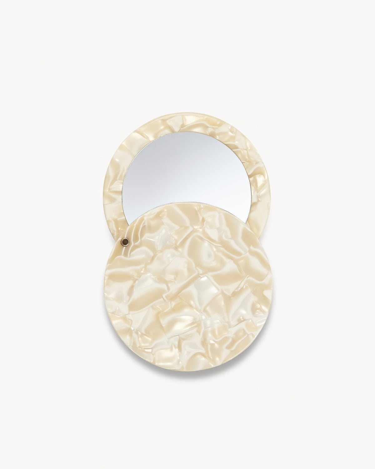 MACHETE Circle Mirror in Ivory