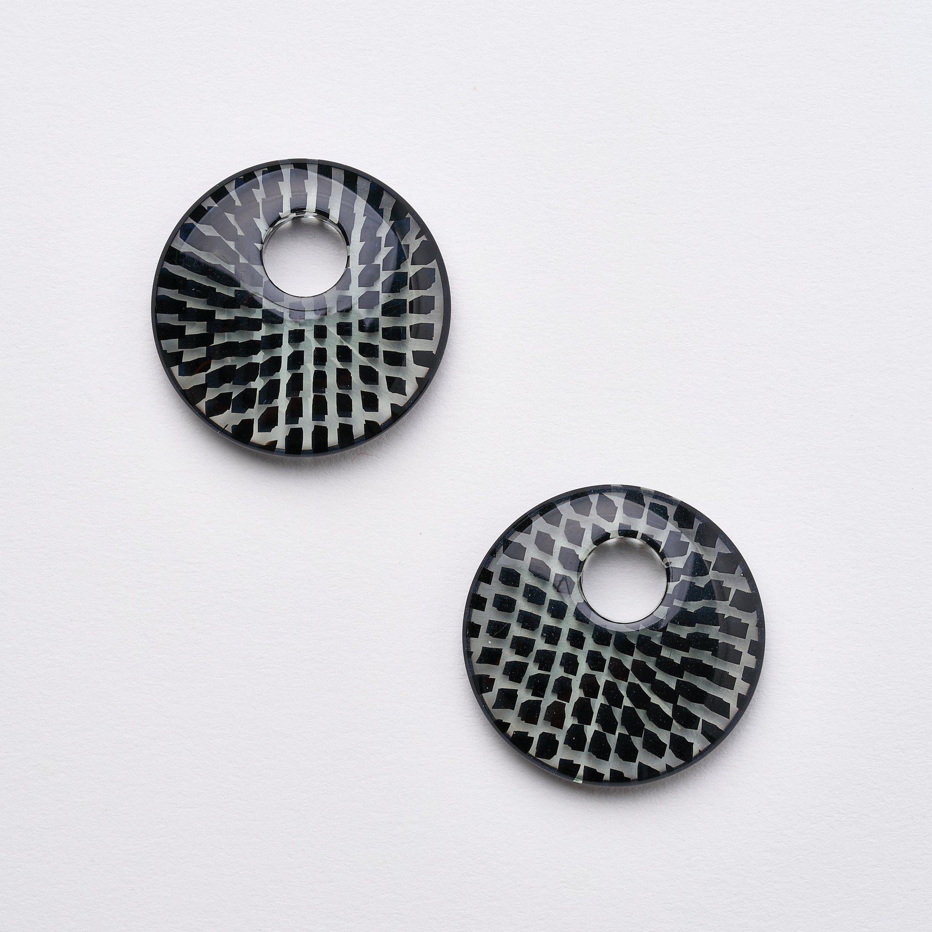Chunky Disc Charms + Clear