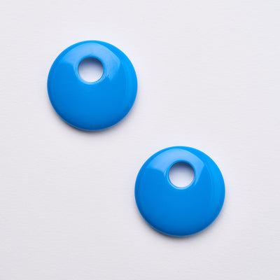 Disc Charms in Bright Blue - Machete Jewelry