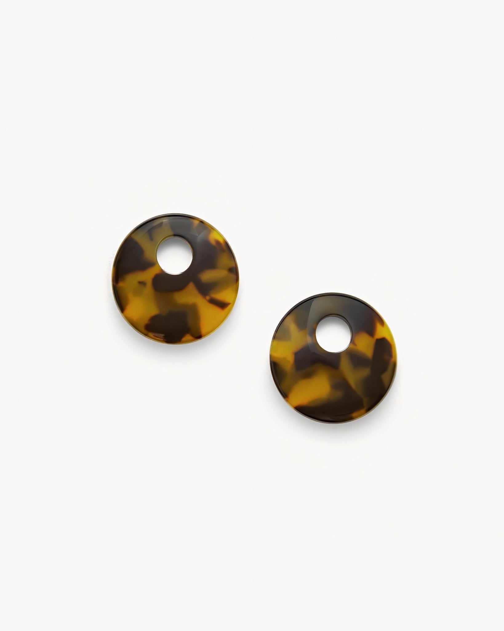 Chunky Disc Charms Classic Tortoise
