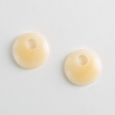 Disc Charms in Cream Dot - Machete Jewelry