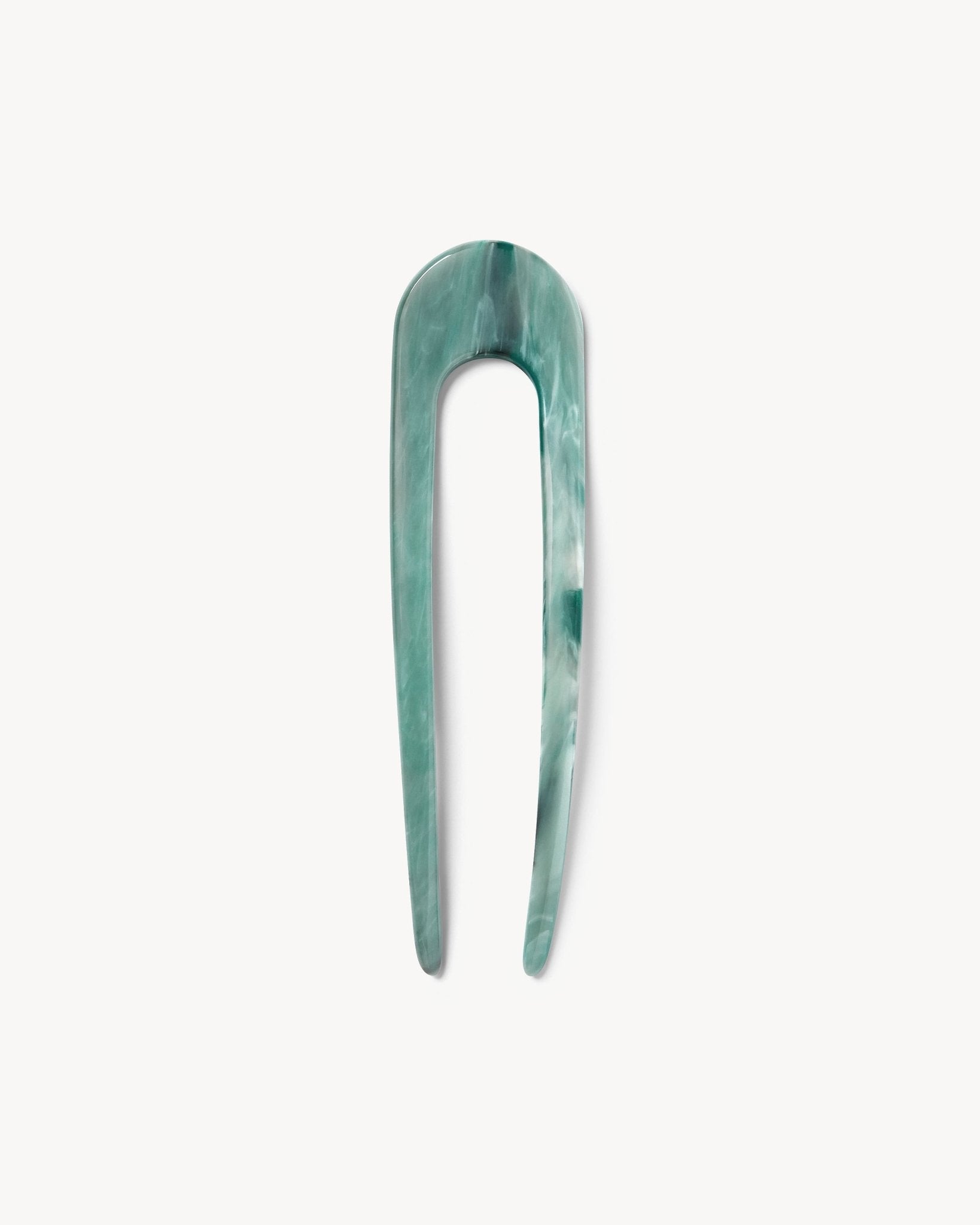 French Hair Pin in Jadeite