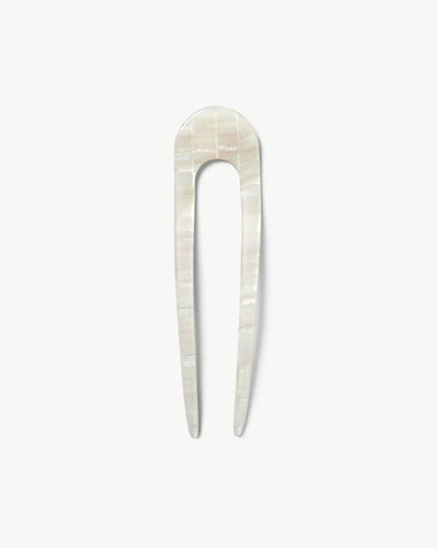 Tortoise Checker French Hair Pin