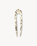 French Hair Pin in Terrazzo