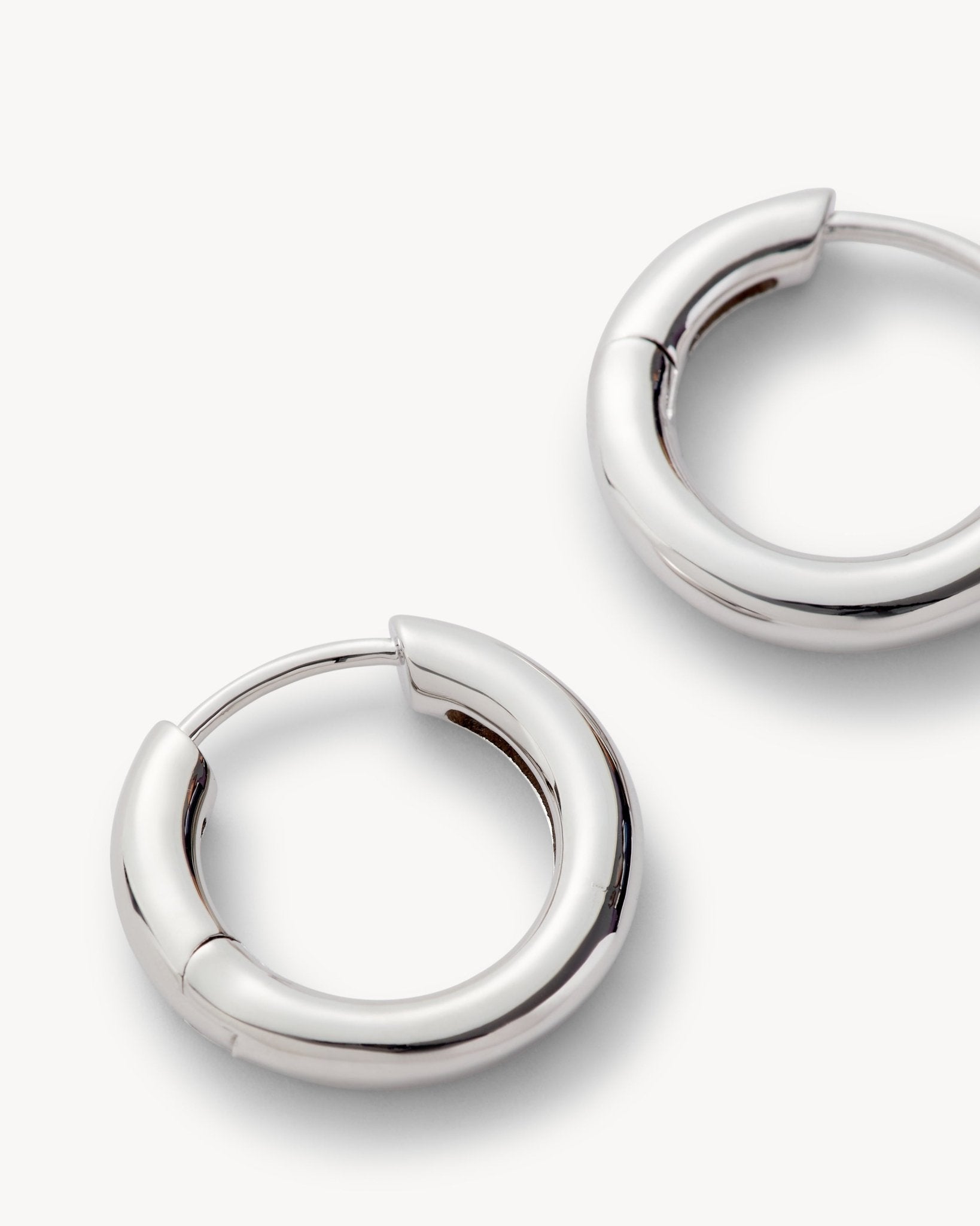 Silver Hinge Hoop Earrings - Machete Jewelry and Accessories – MACHETE