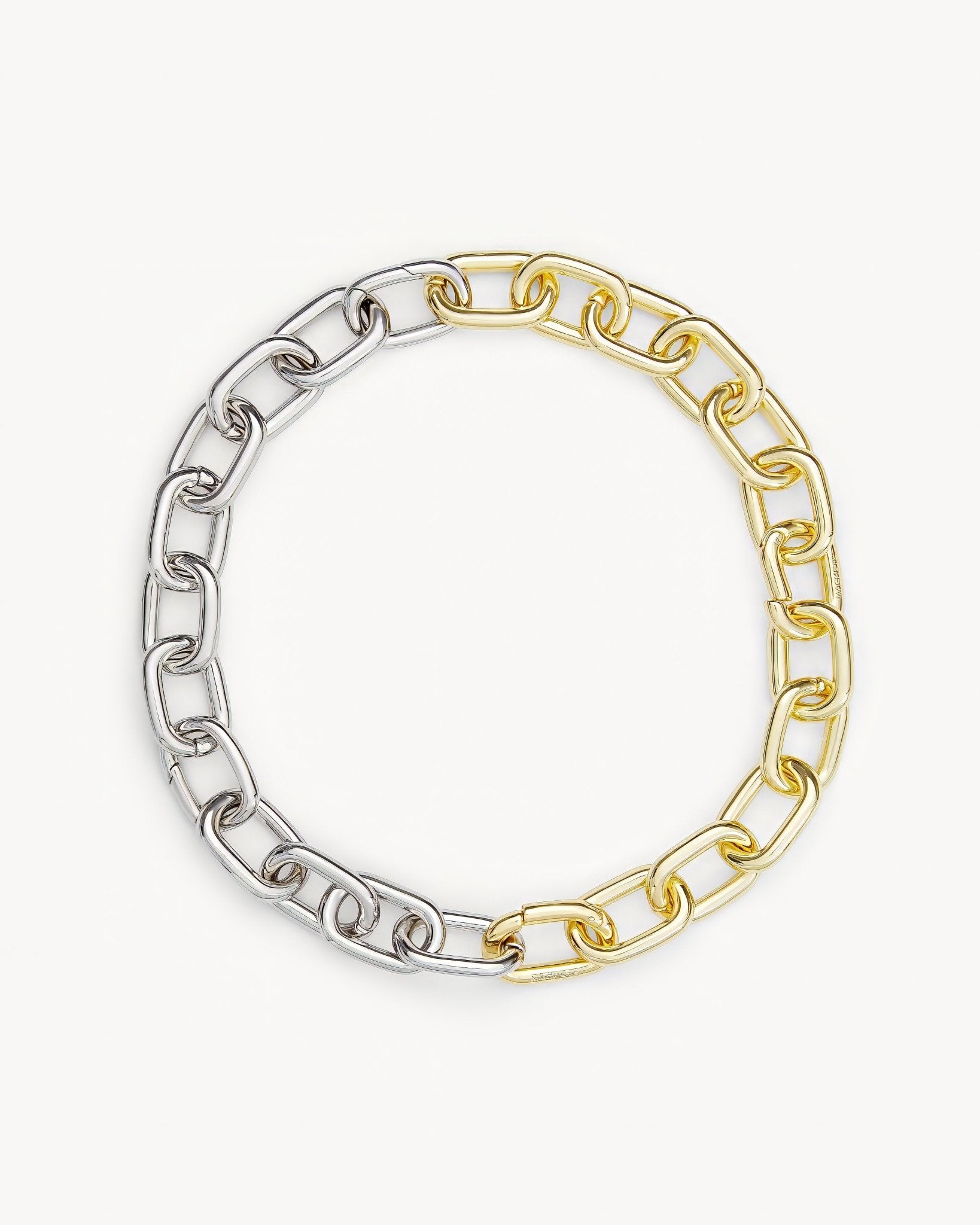 Interchangeable Link Necklace Silver Split