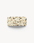Jumbo Box Barrette in Terrazzo